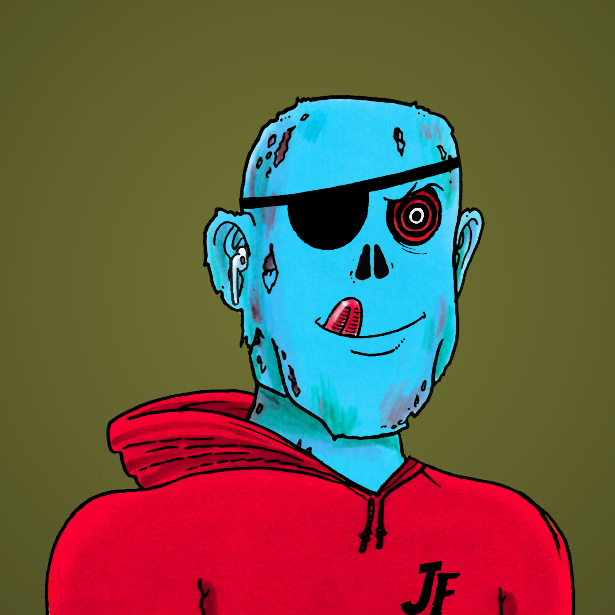 George Trosley - Jungle Freaks - Jungle Freak 9458 - NFT # 9458