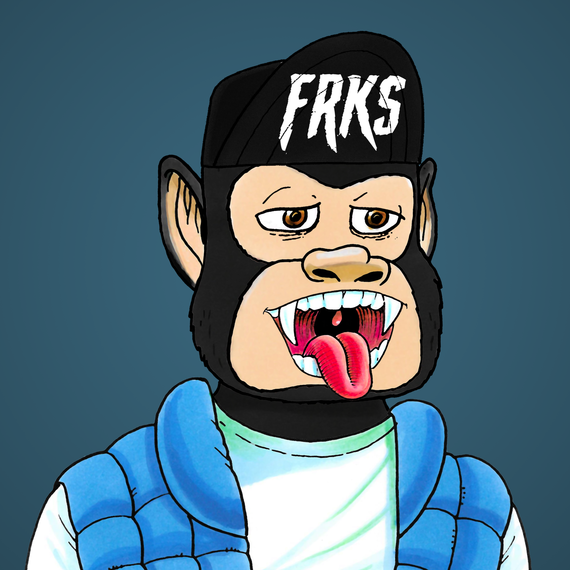 George Trosley - Jungle Freaks - Jungle Freak 9468 - NFT # 9468