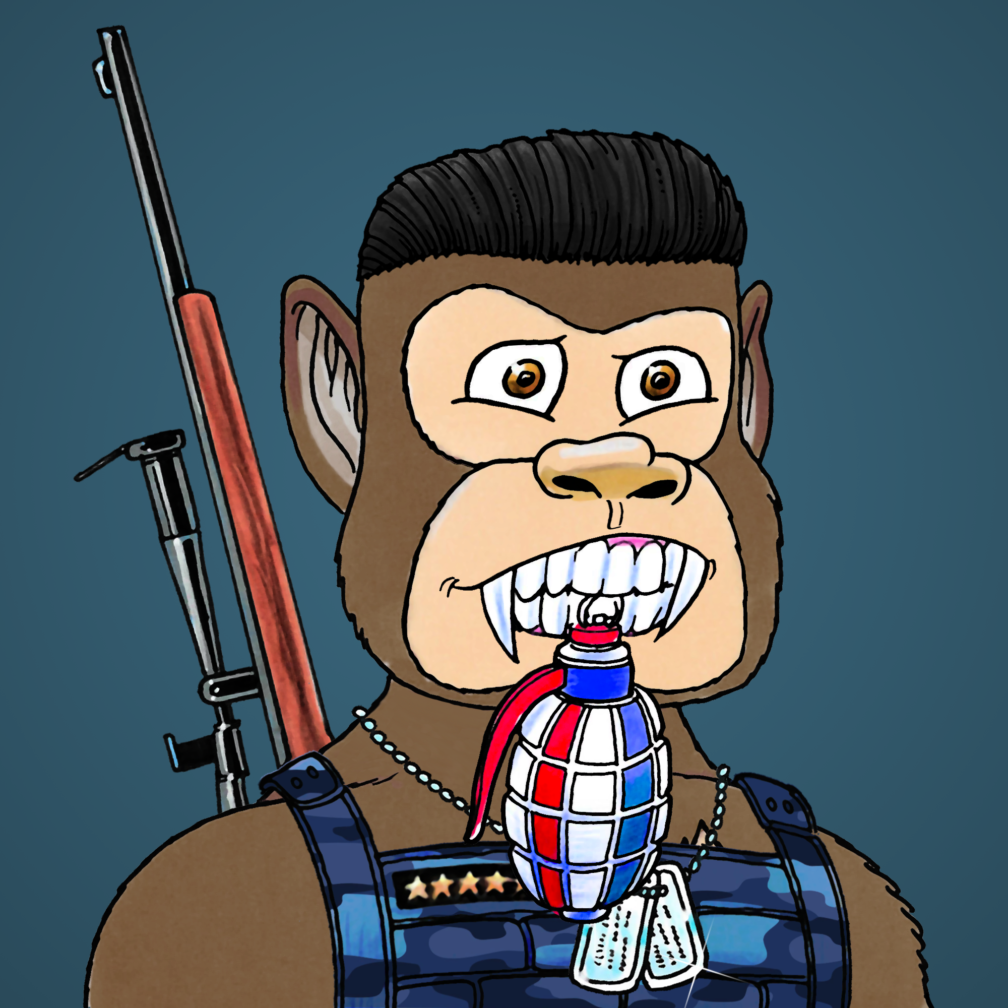 George Trosley - Jungle Freaks - Jungle Freak 9506 - NFT # 9506