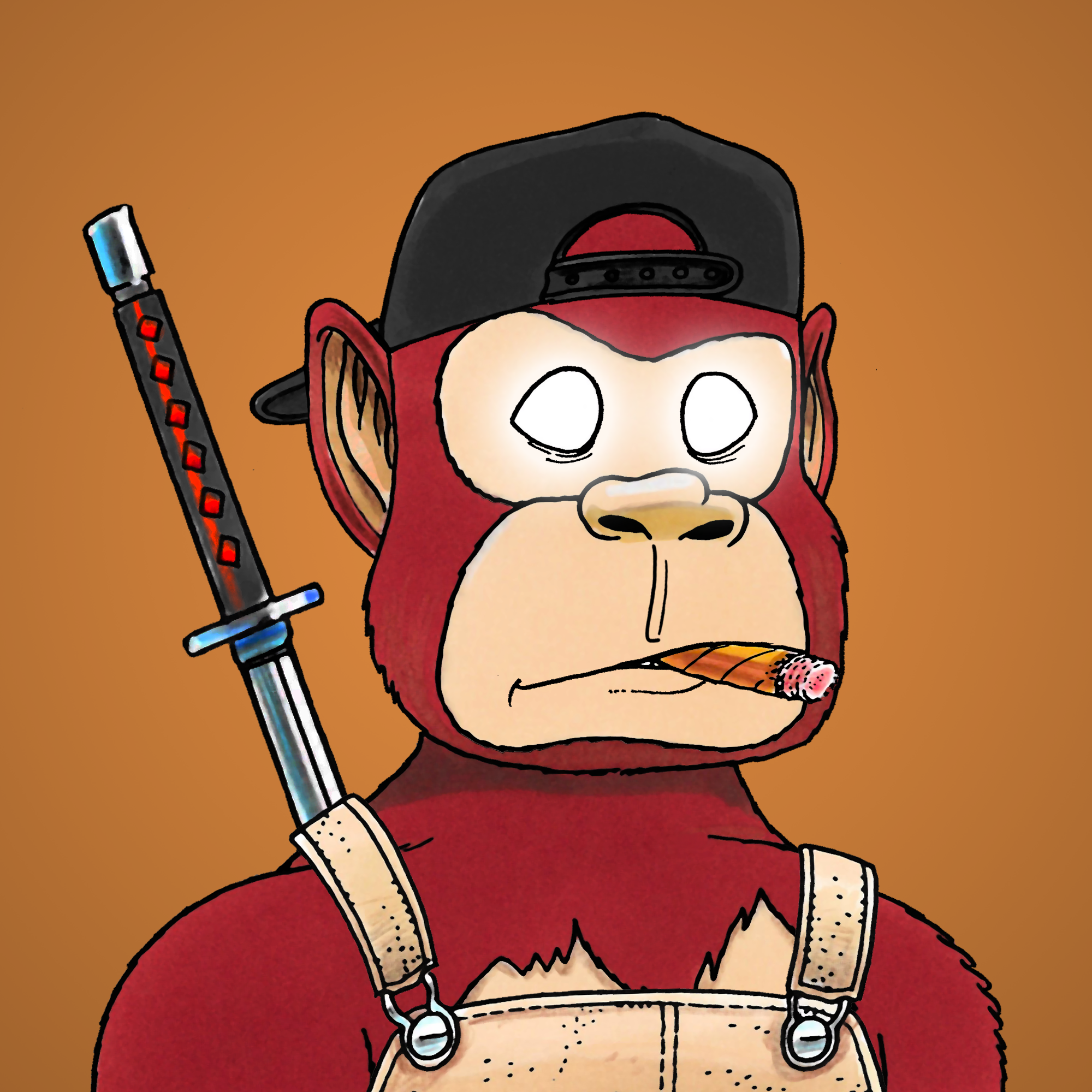 George Trosley - Jungle Freaks - Jungle Freak 9513 - NFT # 9513