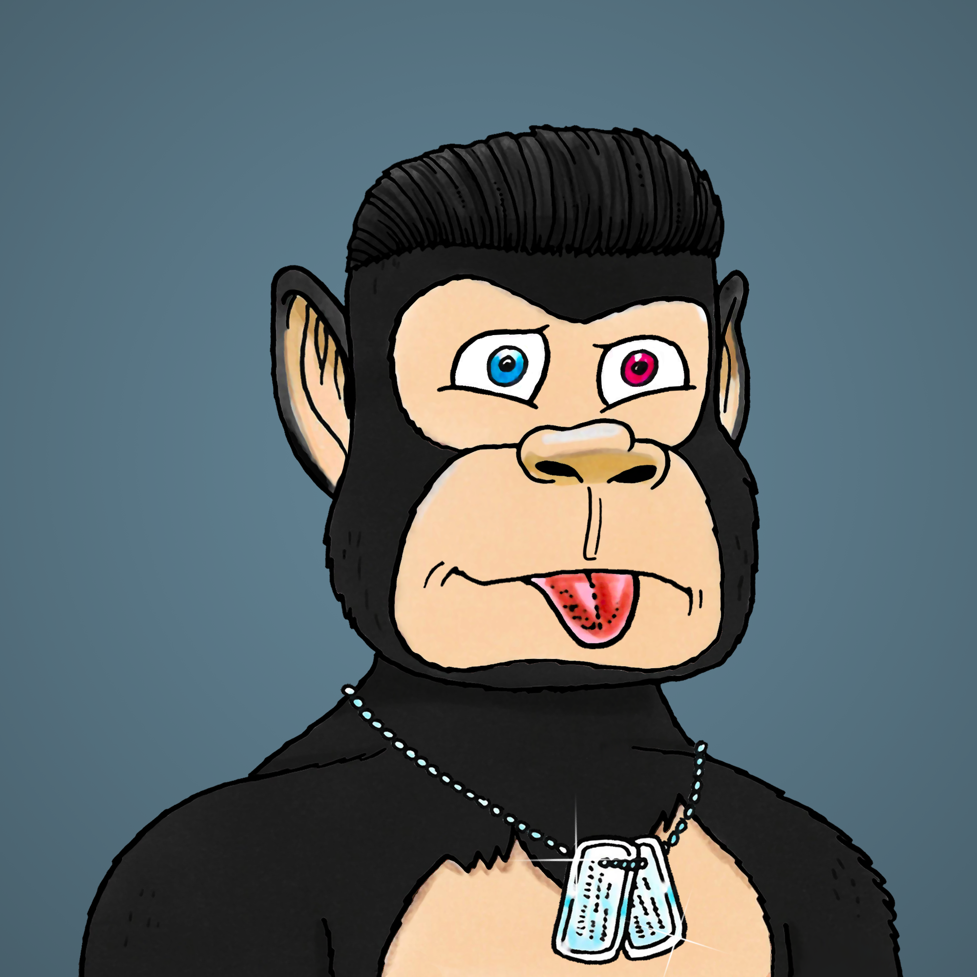 George Trosley - Jungle Freaks - Jungle Freak 9516 - NFT # 9516