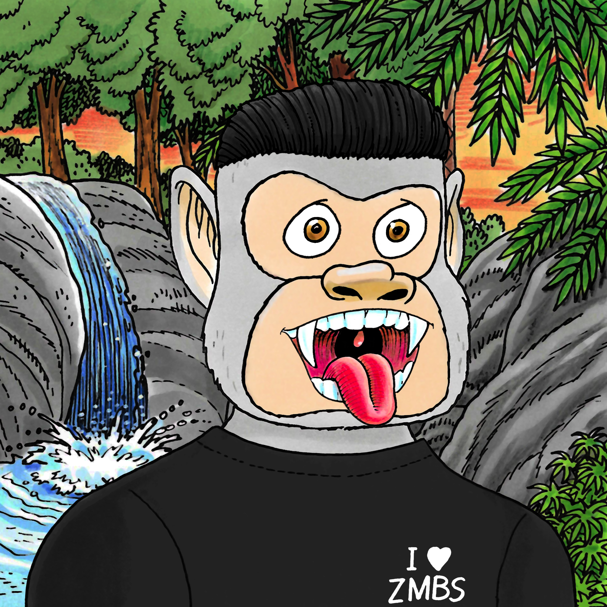 George Trosley - Jungle Freaks - Jungle Freak 9520 - NFT # 9520