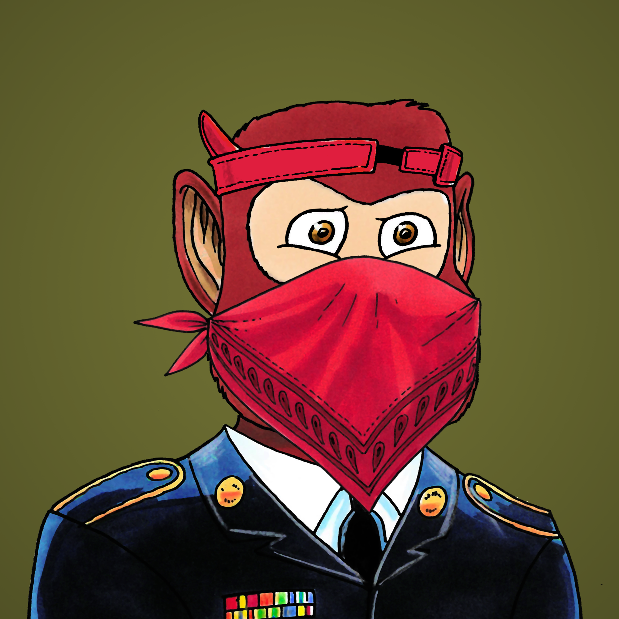 George Trosley - Jungle Freaks - Jungle Freak 9526 - NFT # 9526