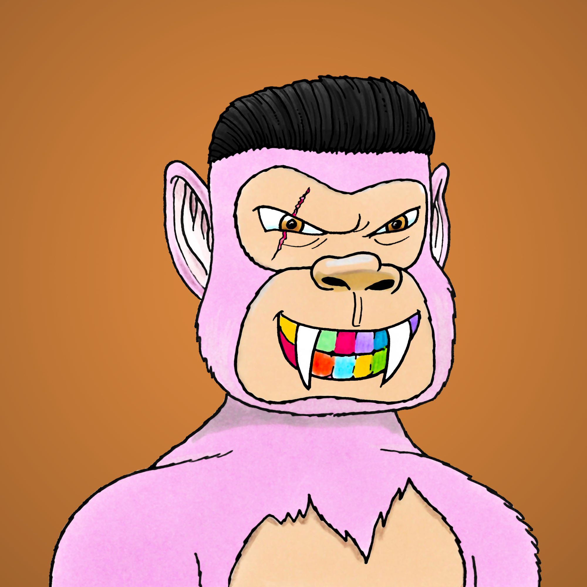 George Trosley - Jungle Freaks - Jungle Freak 9533 - NFT # 9533