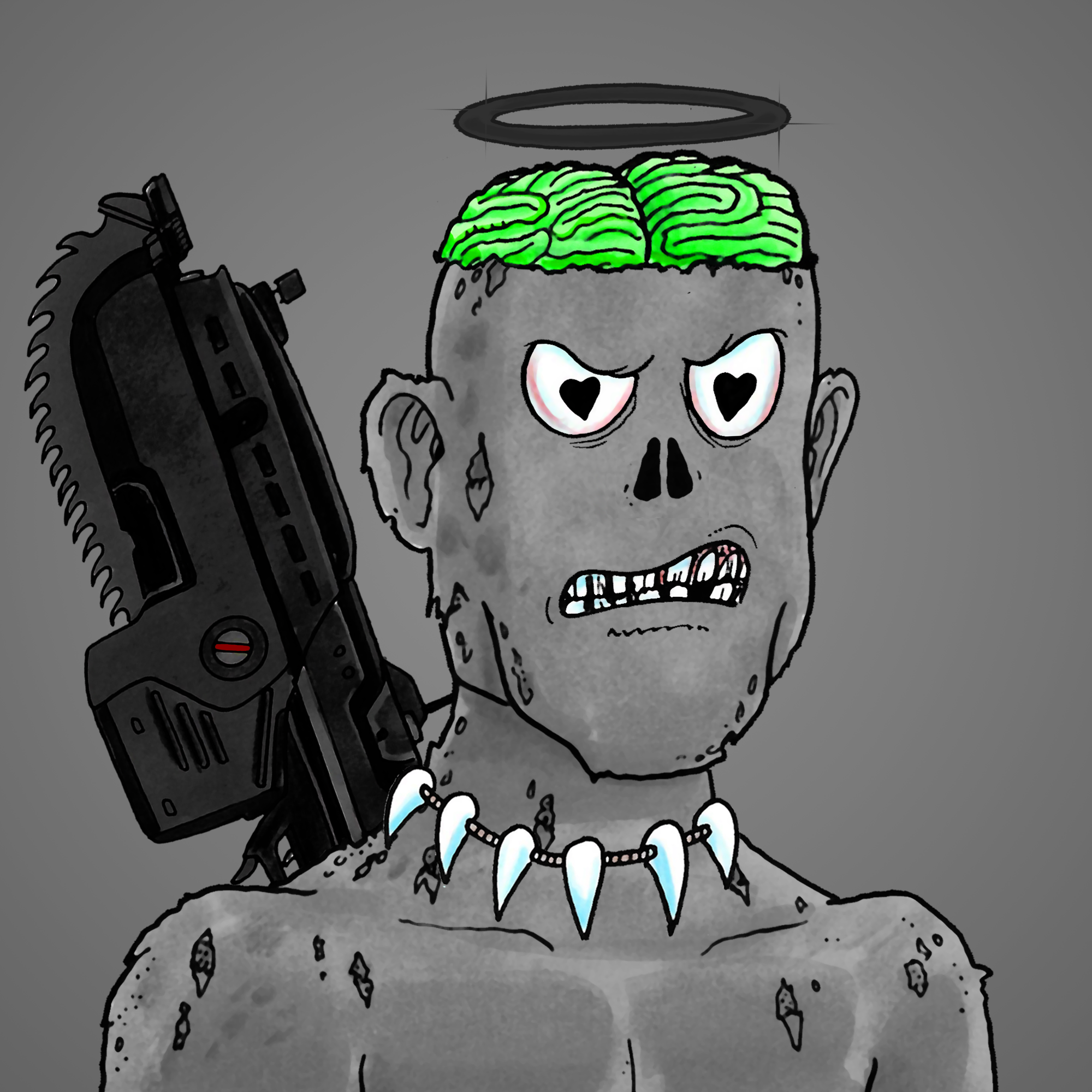 George Trosley - Jungle Freaks - Jungle Freak 9536 - NFT # 9536