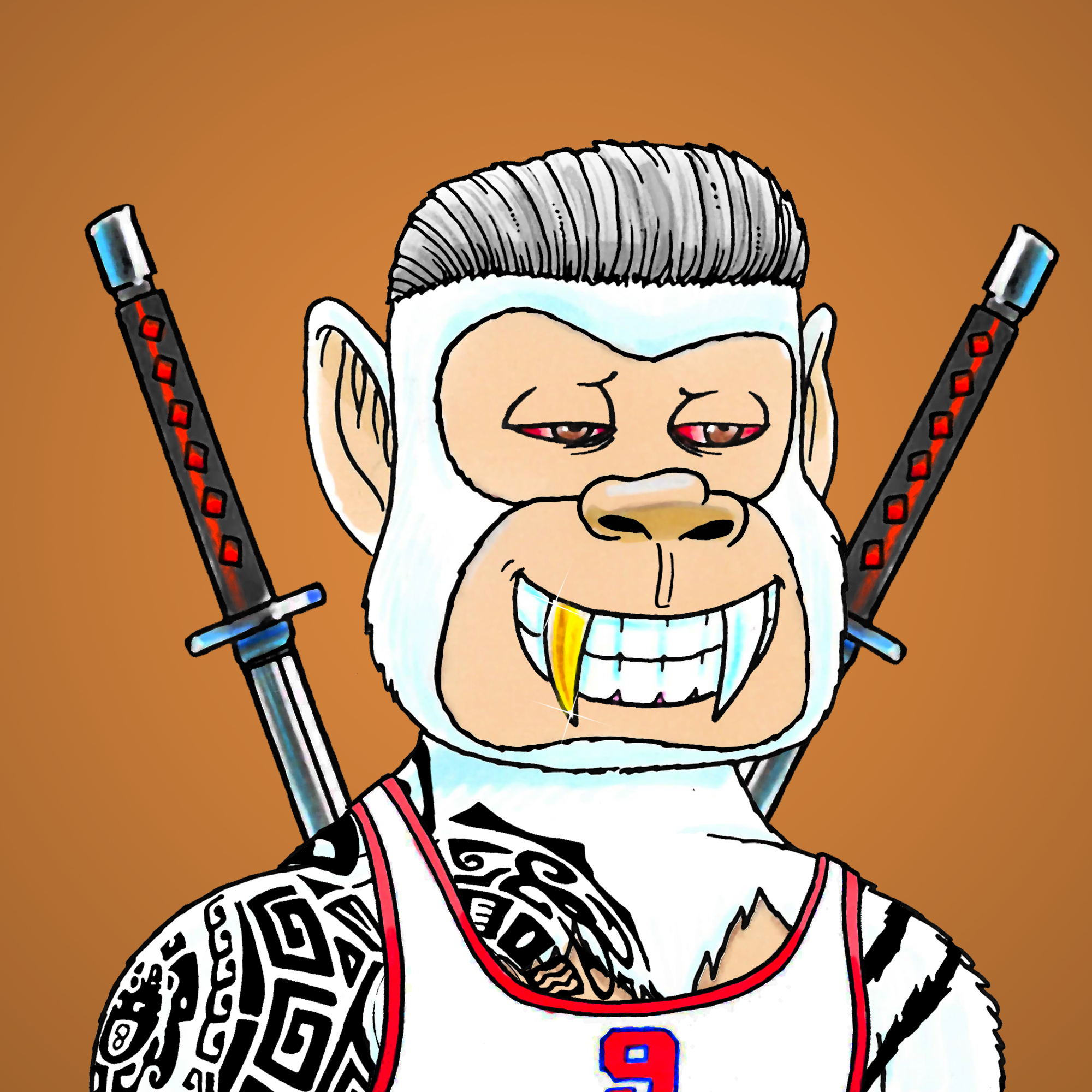 George Trosley - Jungle Freaks - Jungle Freak 9549 - NFT # 9549