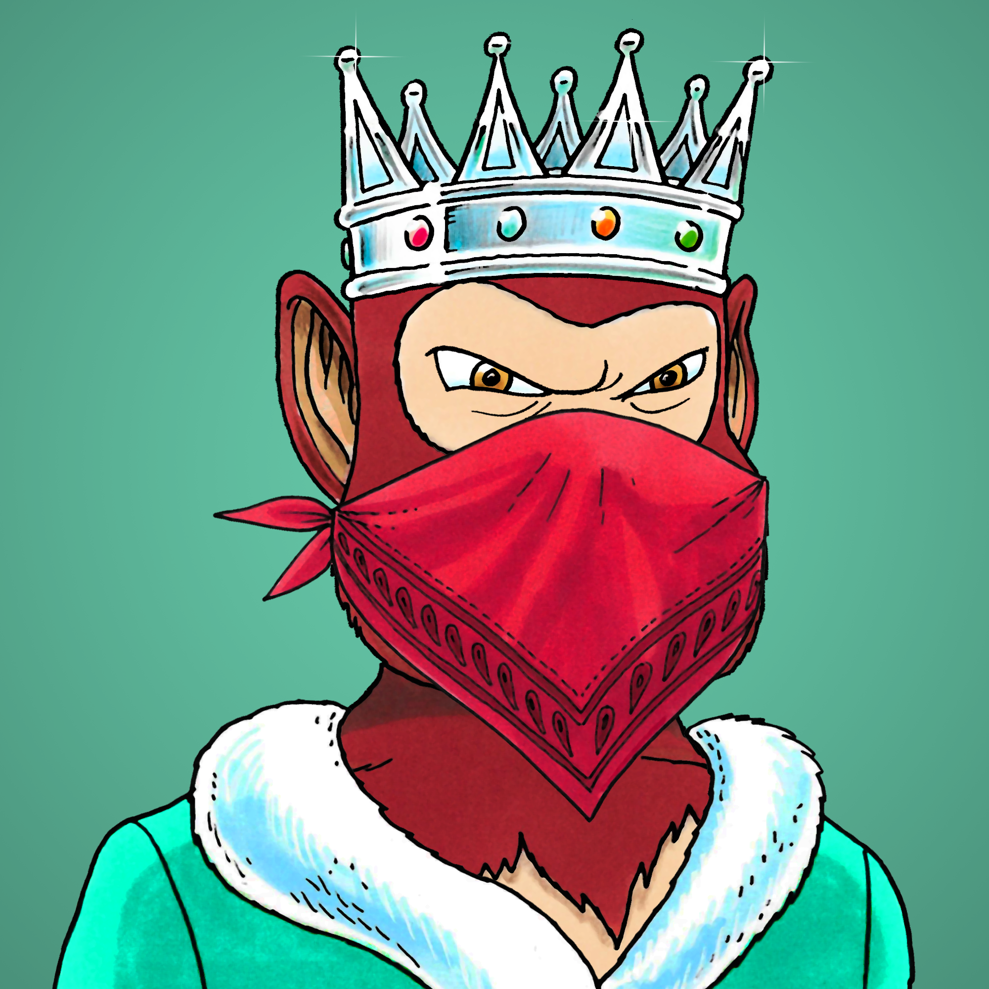 George Trosley - Jungle Freaks - Jungle Freak 955 - NFT # 955