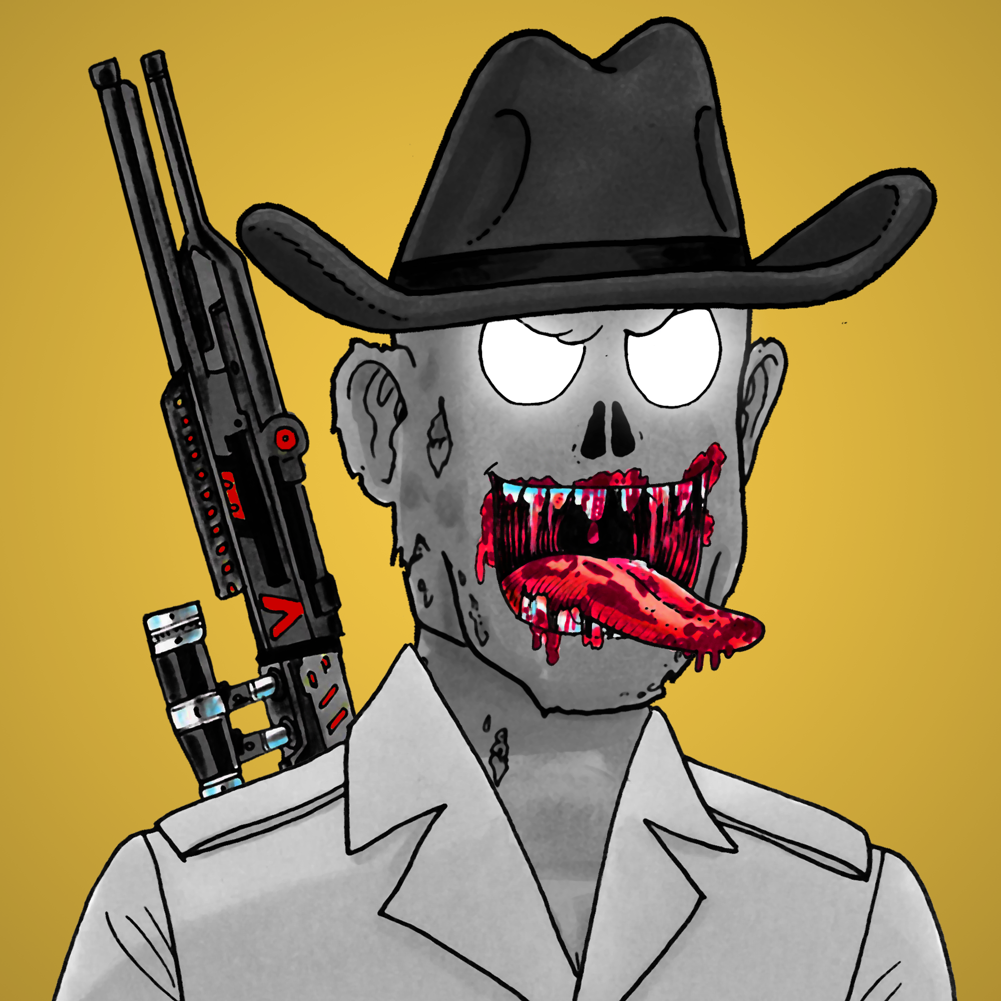 George Trosley - Jungle Freaks - Jungle Freak 9554 - NFT # 9554