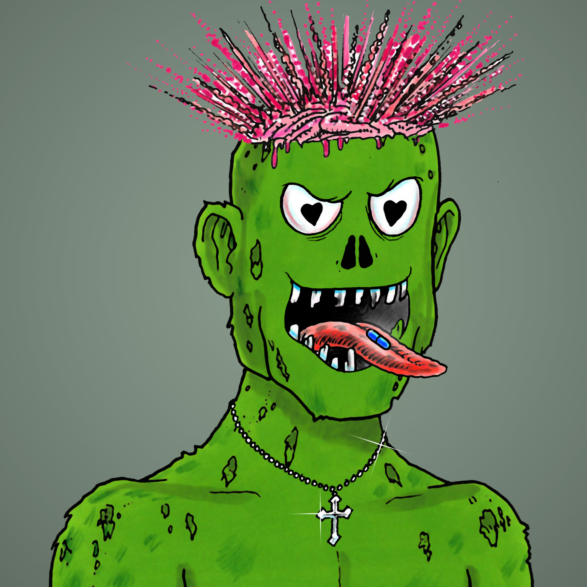 George Trosley - Jungle Freaks - Jungle Freak 9560 - NFT # 9560