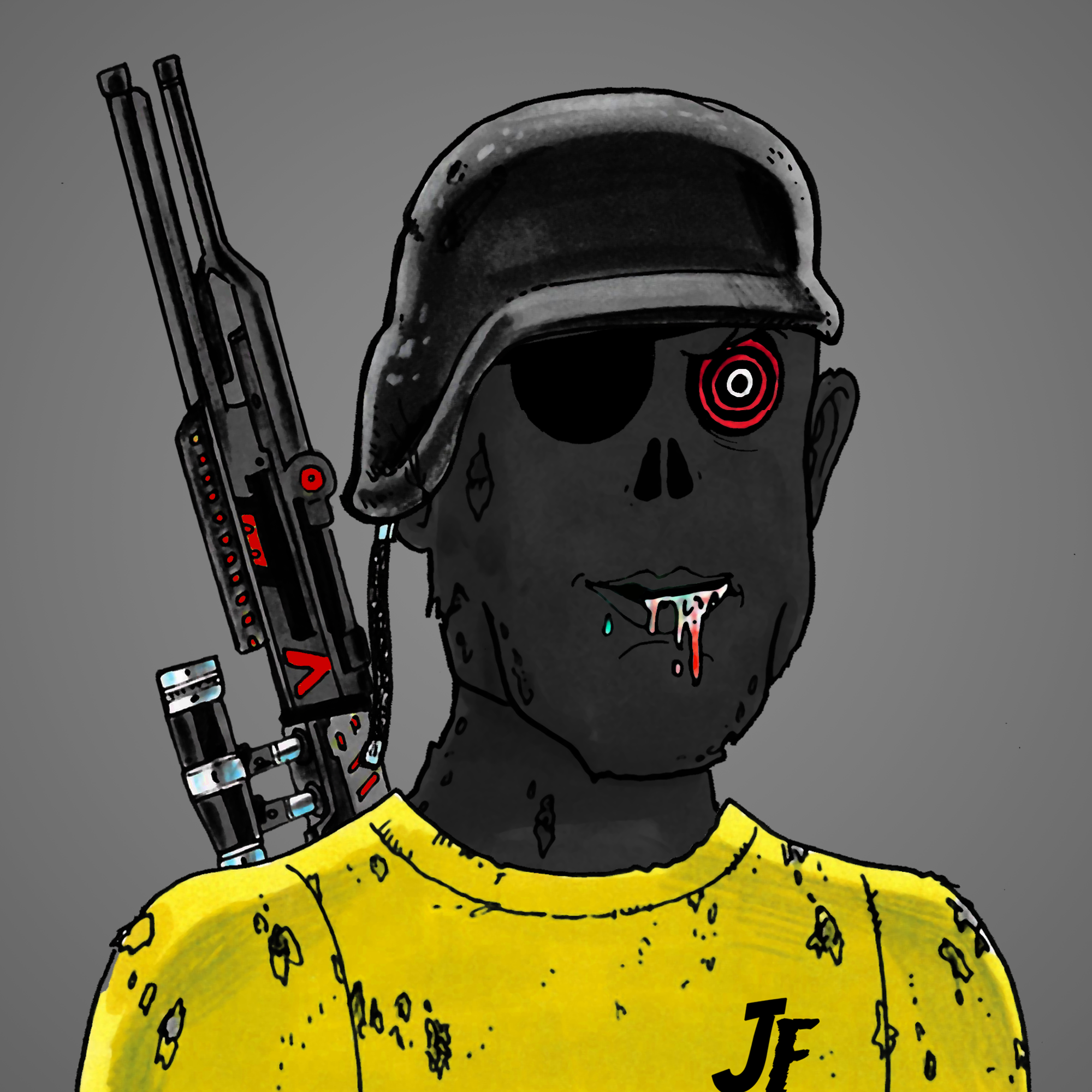 George Trosley - Jungle Freaks - Jungle Freak 9570 - NFT # 9570