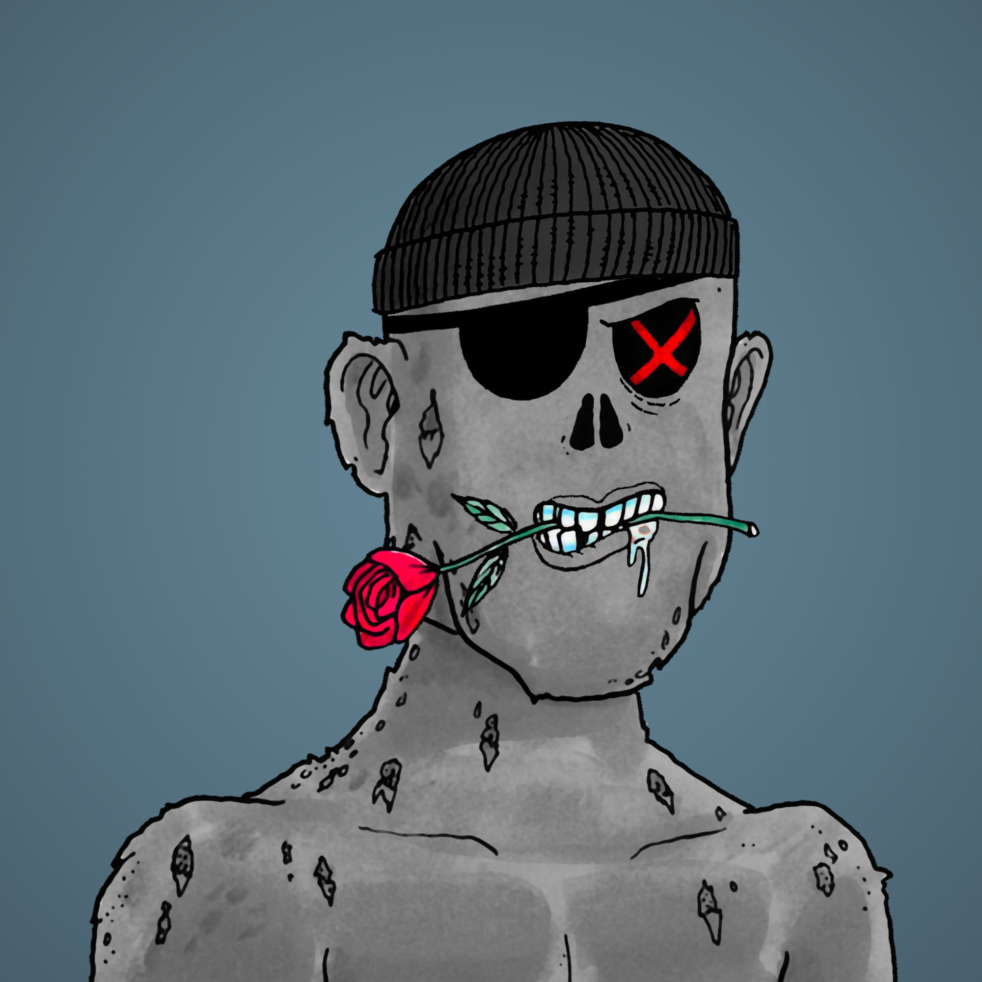 George Trosley - Jungle Freaks - Jungle Freak 9575 - NFT # 9575