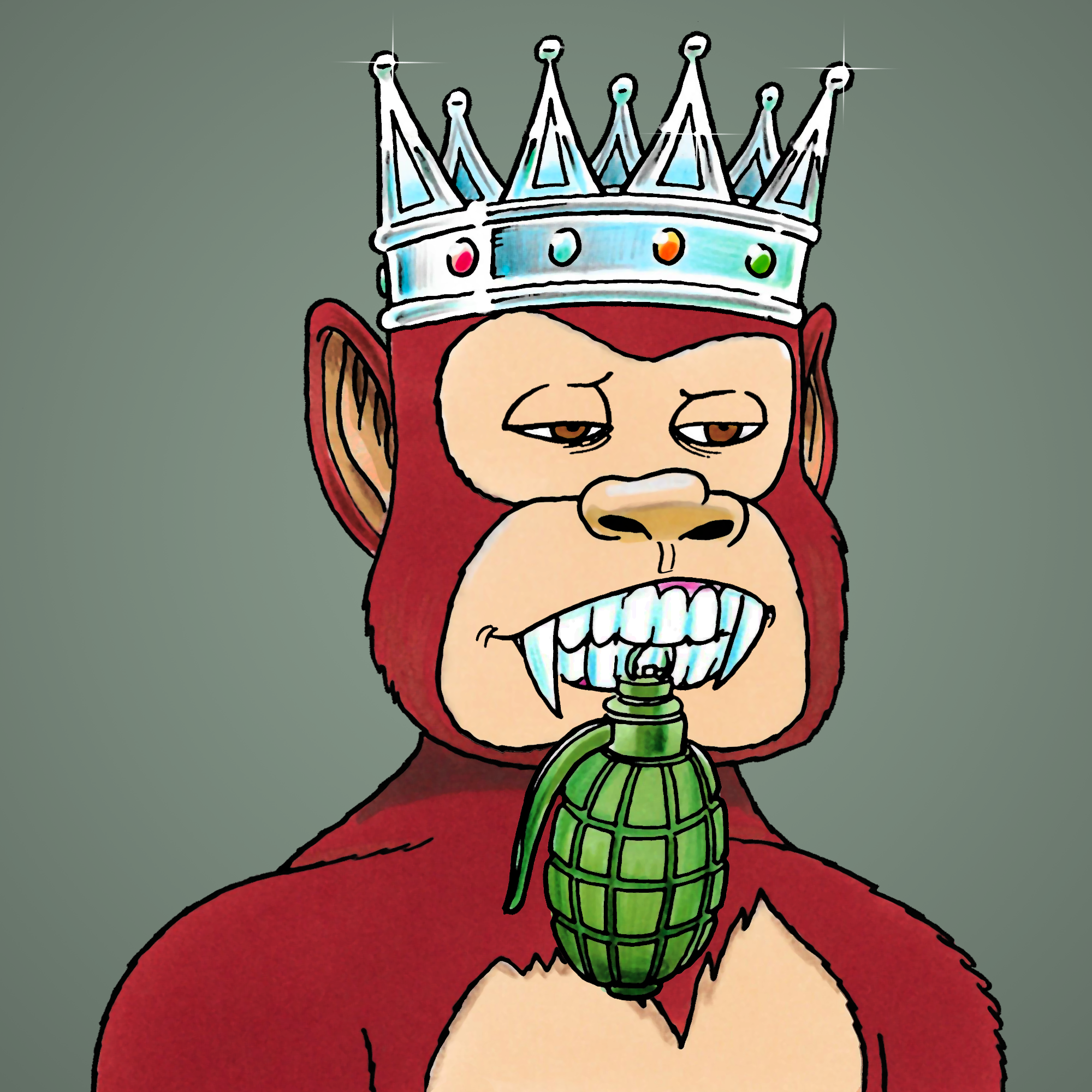 George Trosley - Jungle Freaks - Jungle Freak 9577 - NFT # 9577