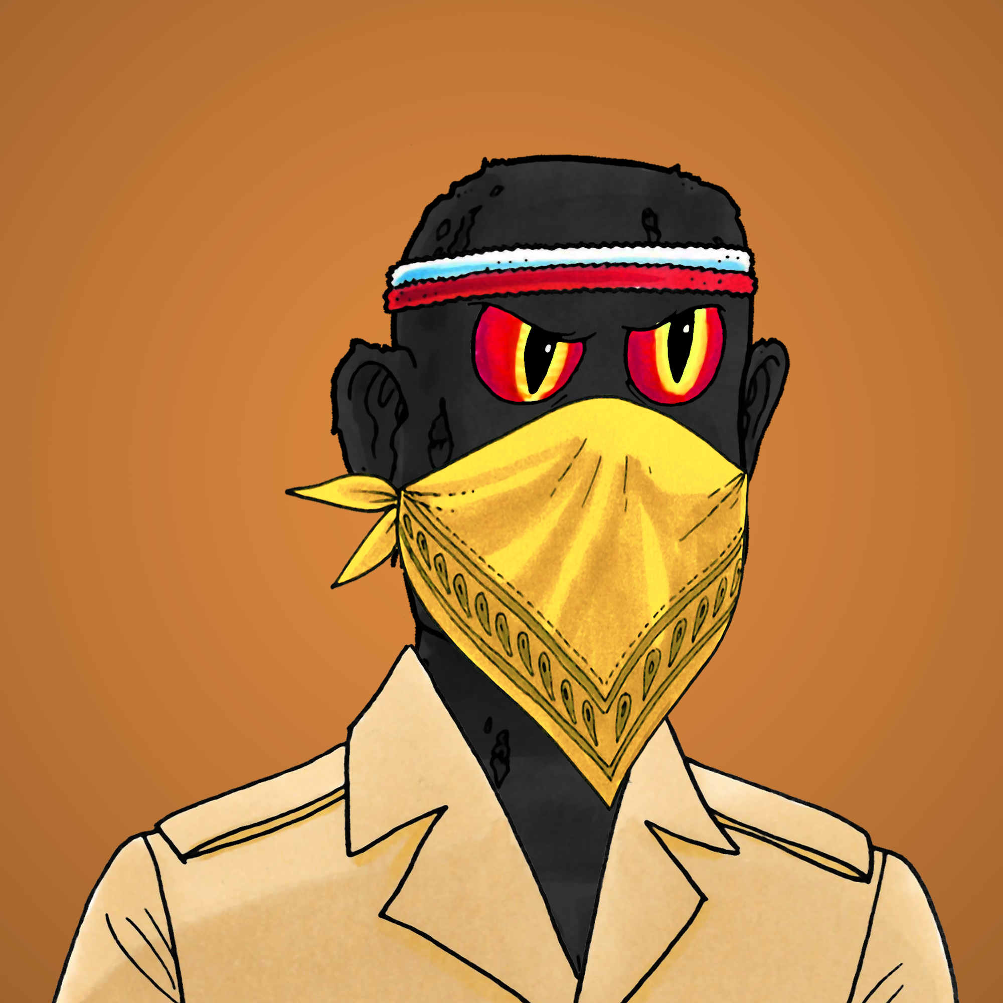 George Trosley - Jungle Freaks - Jungle Freak 958 - NFT # 958