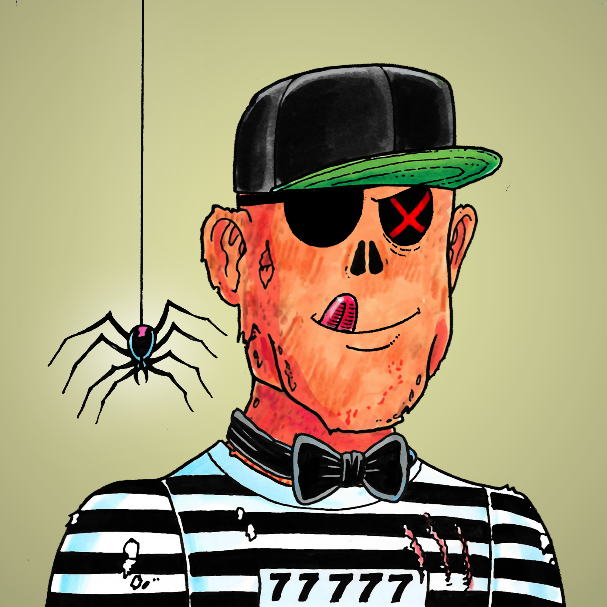 George Trosley - Jungle Freaks - Jungle Freak 9584 - NFT # 9584