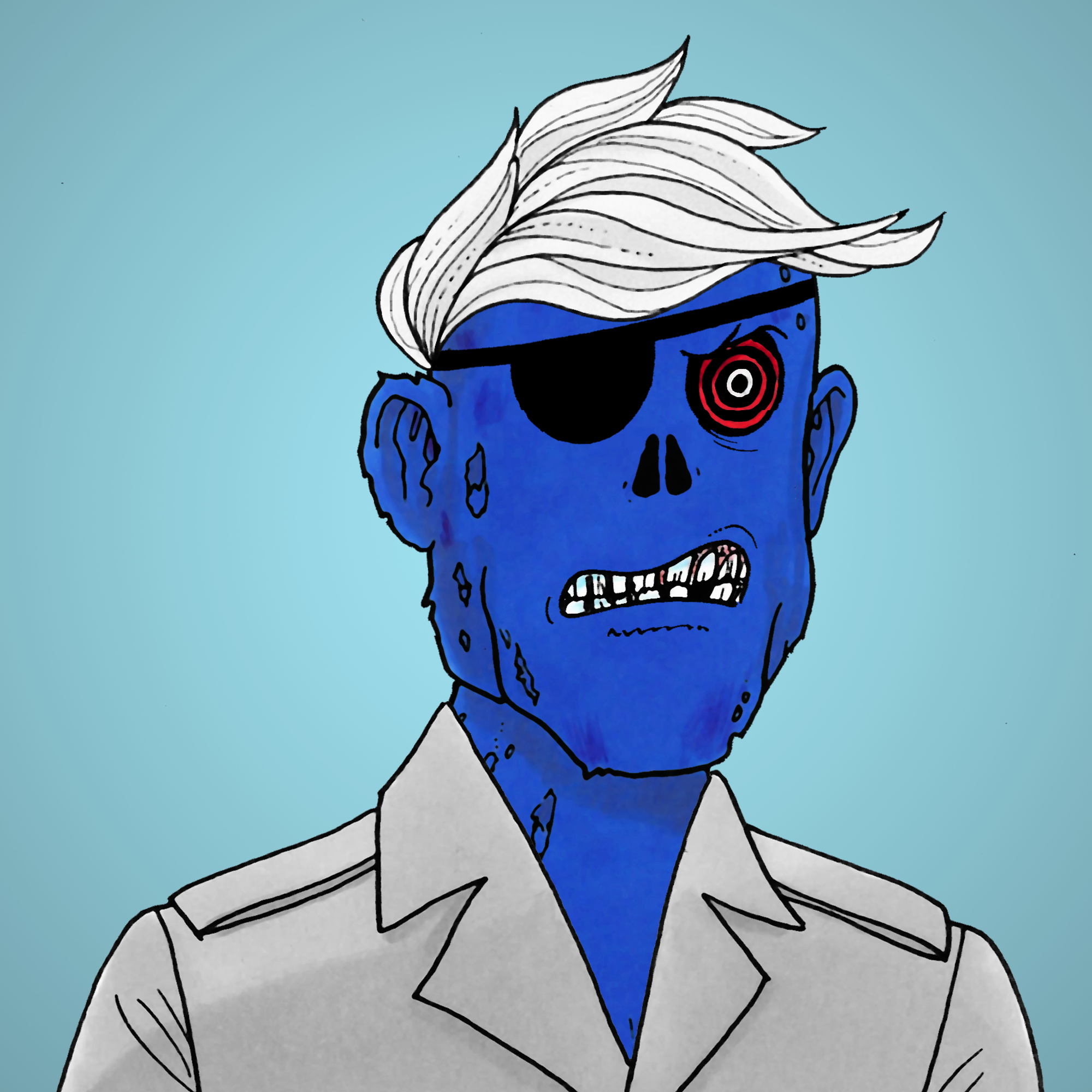 George Trosley - Jungle Freaks - Jungle Freak 9607 - NFT # 9607