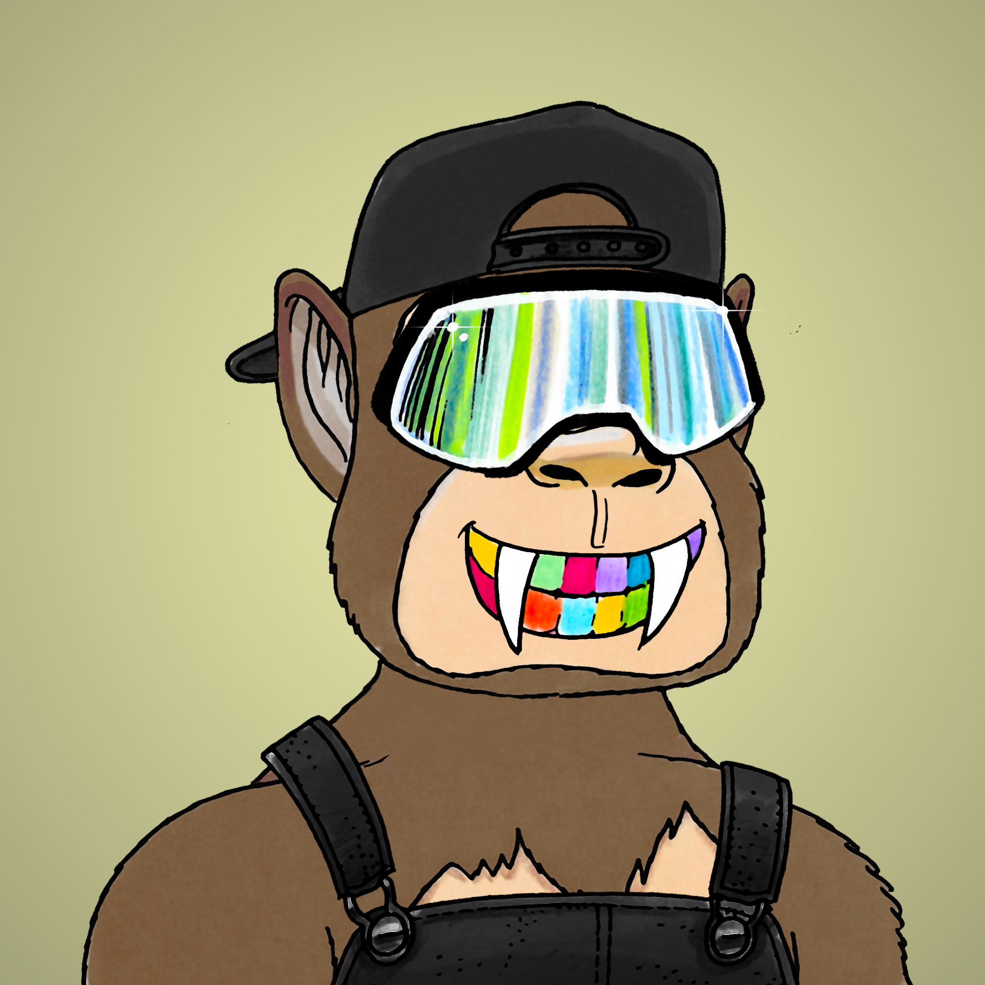 George Trosley - Jungle Freaks - Jungle Freak 961 - NFT # 961