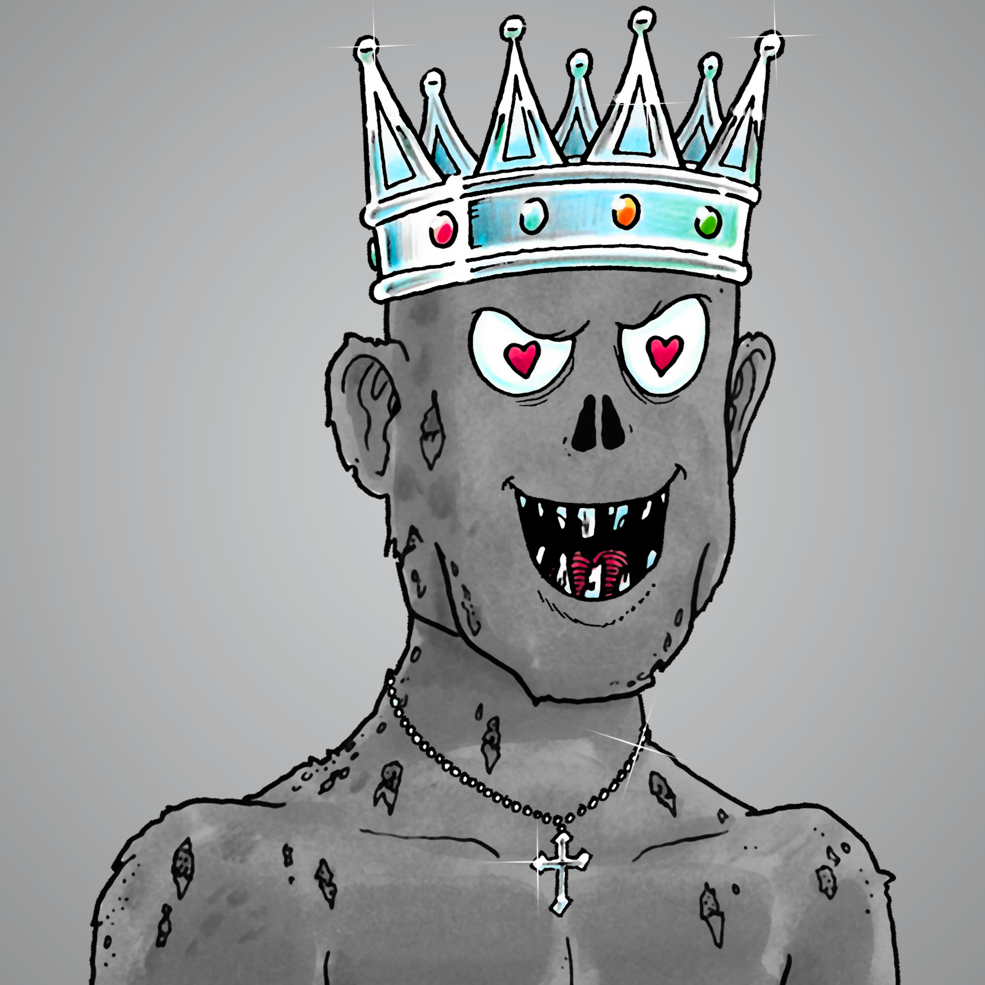 George Trosley - Jungle Freaks - Jungle Freak 962 - NFT # 962