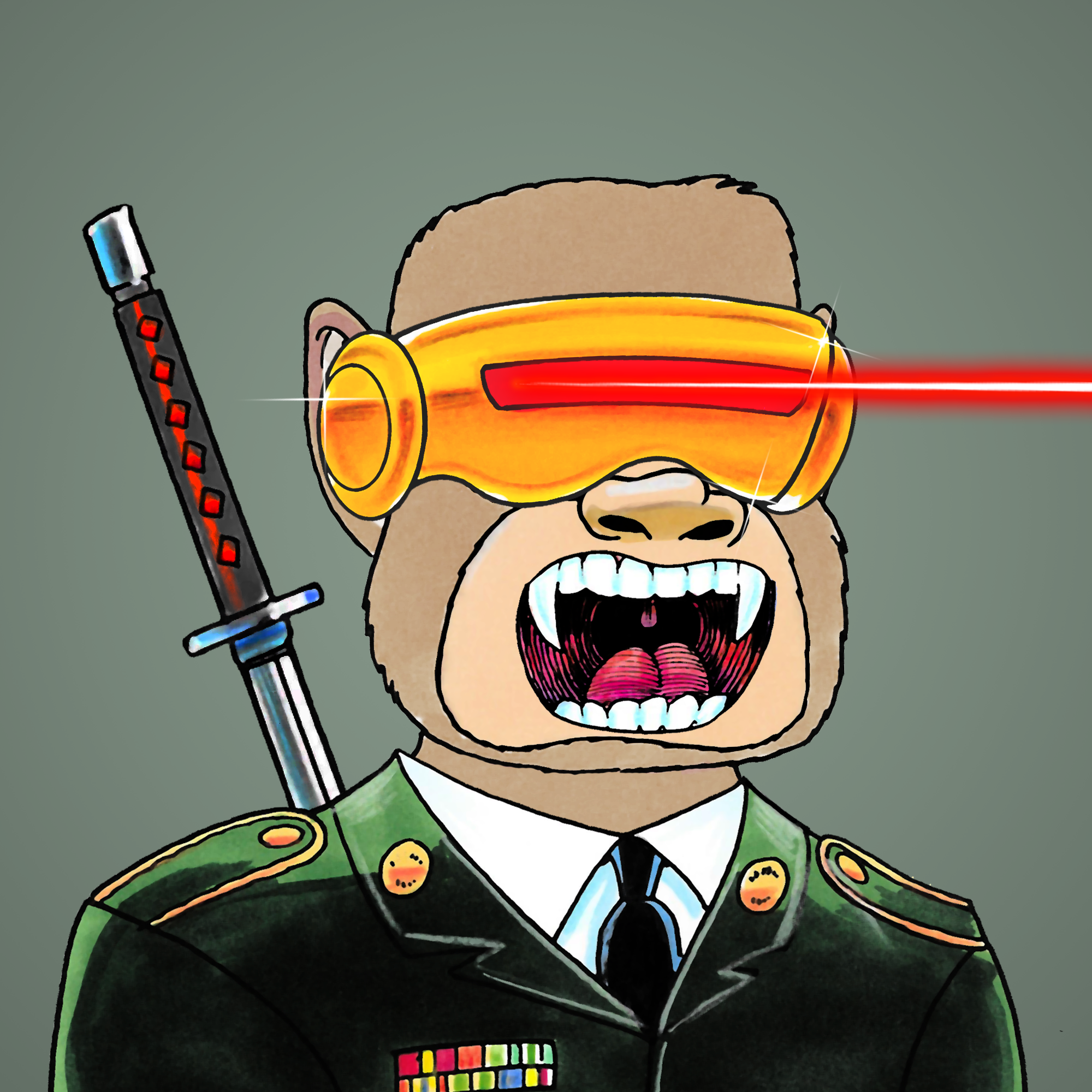 George Trosley - Jungle Freaks - Jungle Freak 963 - NFT # 963