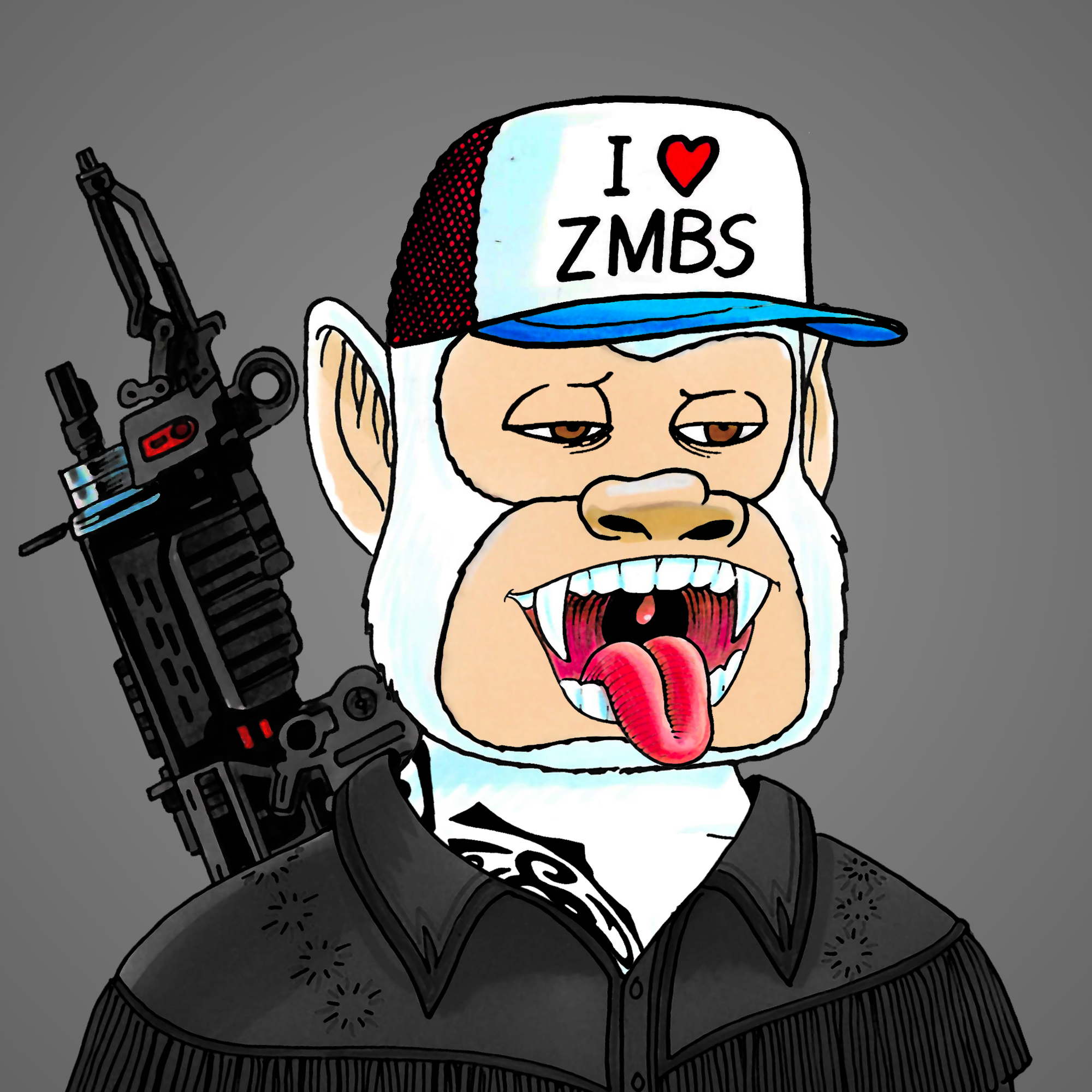 George Trosley - Jungle Freaks - Jungle Freak 9635 - NFT # 9635