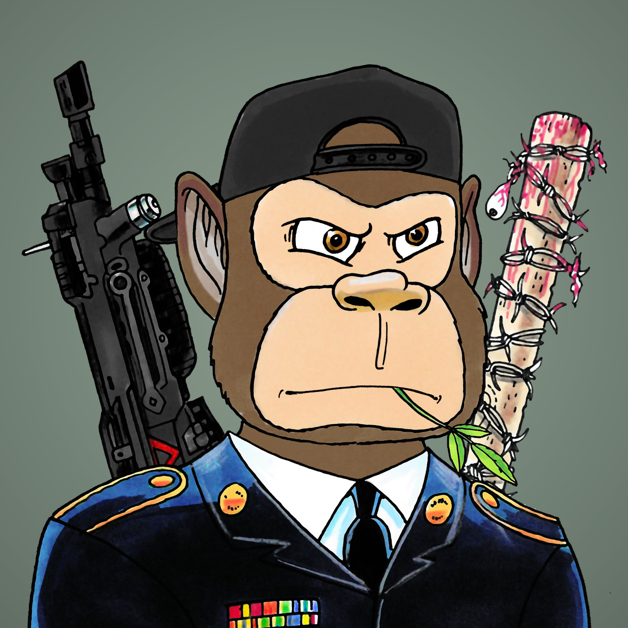 George Trosley - Jungle Freaks - Jungle Freak 964 - NFT # 964