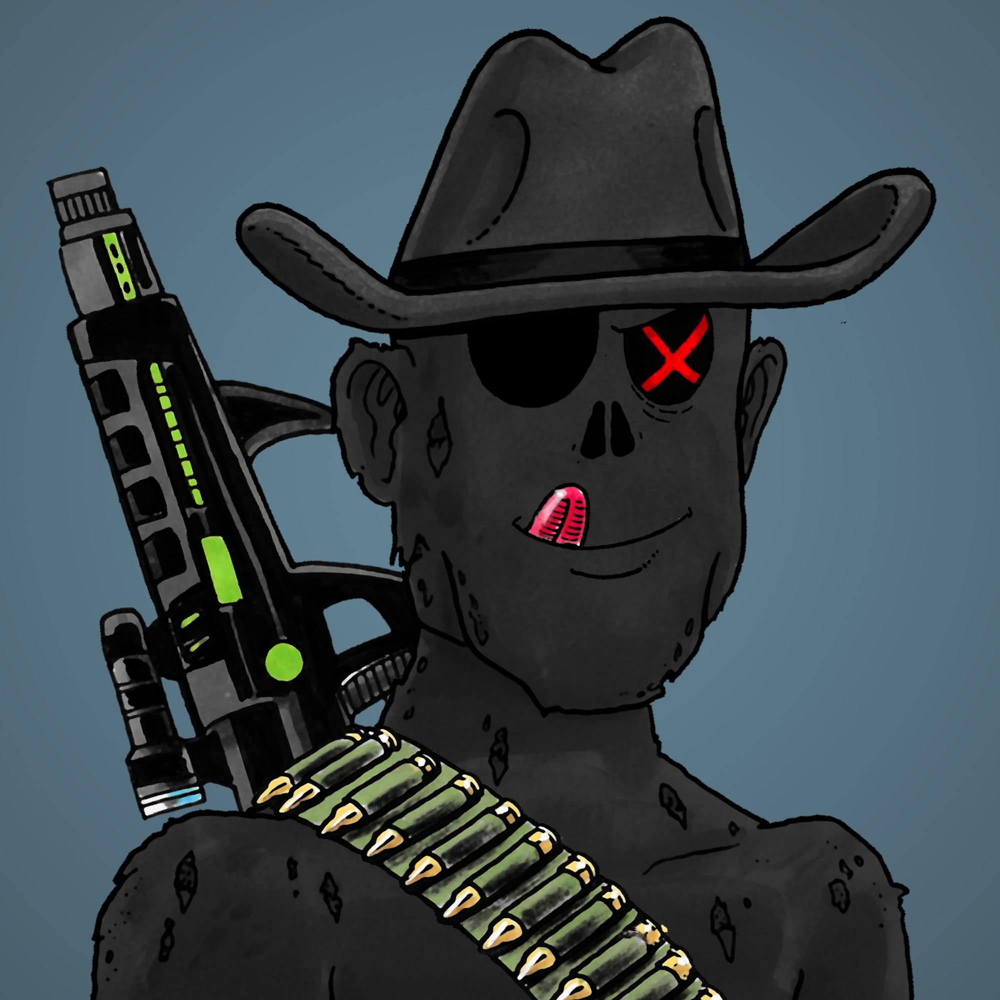 George Trosley - Jungle Freaks - Jungle Freak 9649 - NFT # 9649