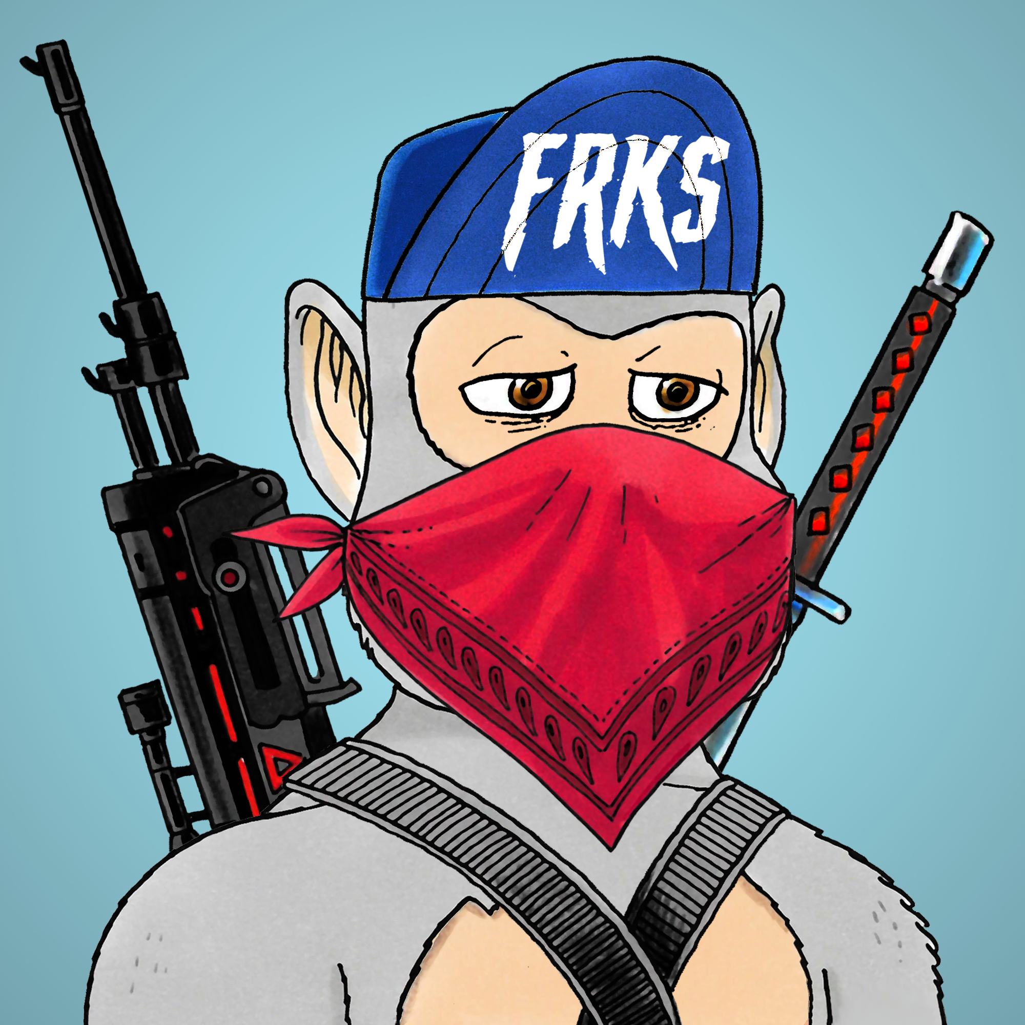 George Trosley - Jungle Freaks - Jungle Freak 965 - NFT # 965