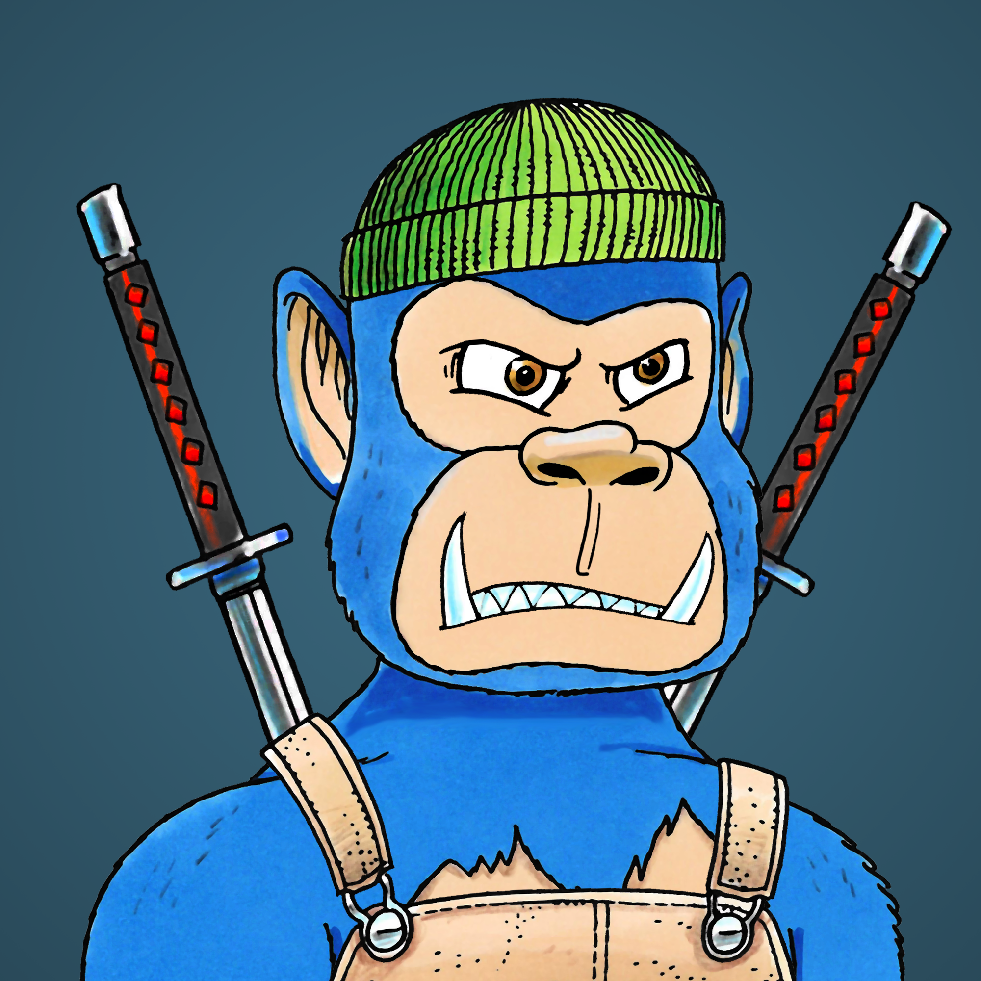 George Trosley - Jungle Freaks - Jungle Freak 9651 - NFT # 9651