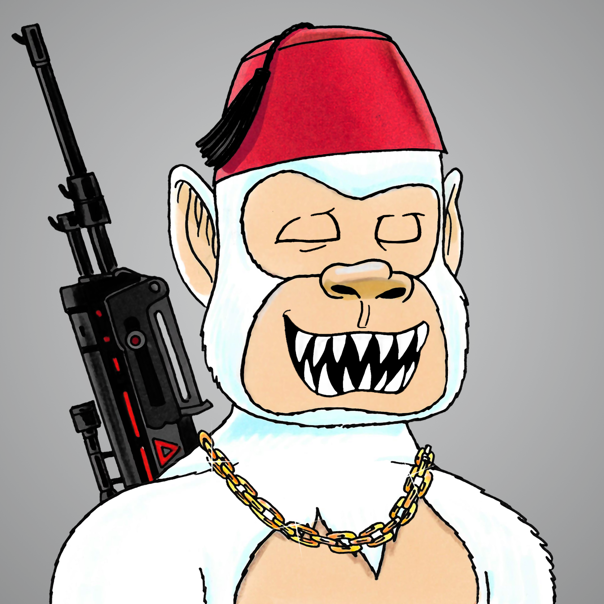 George Trosley - Jungle Freaks - Jungle Freak 9654 - NFT # 9654