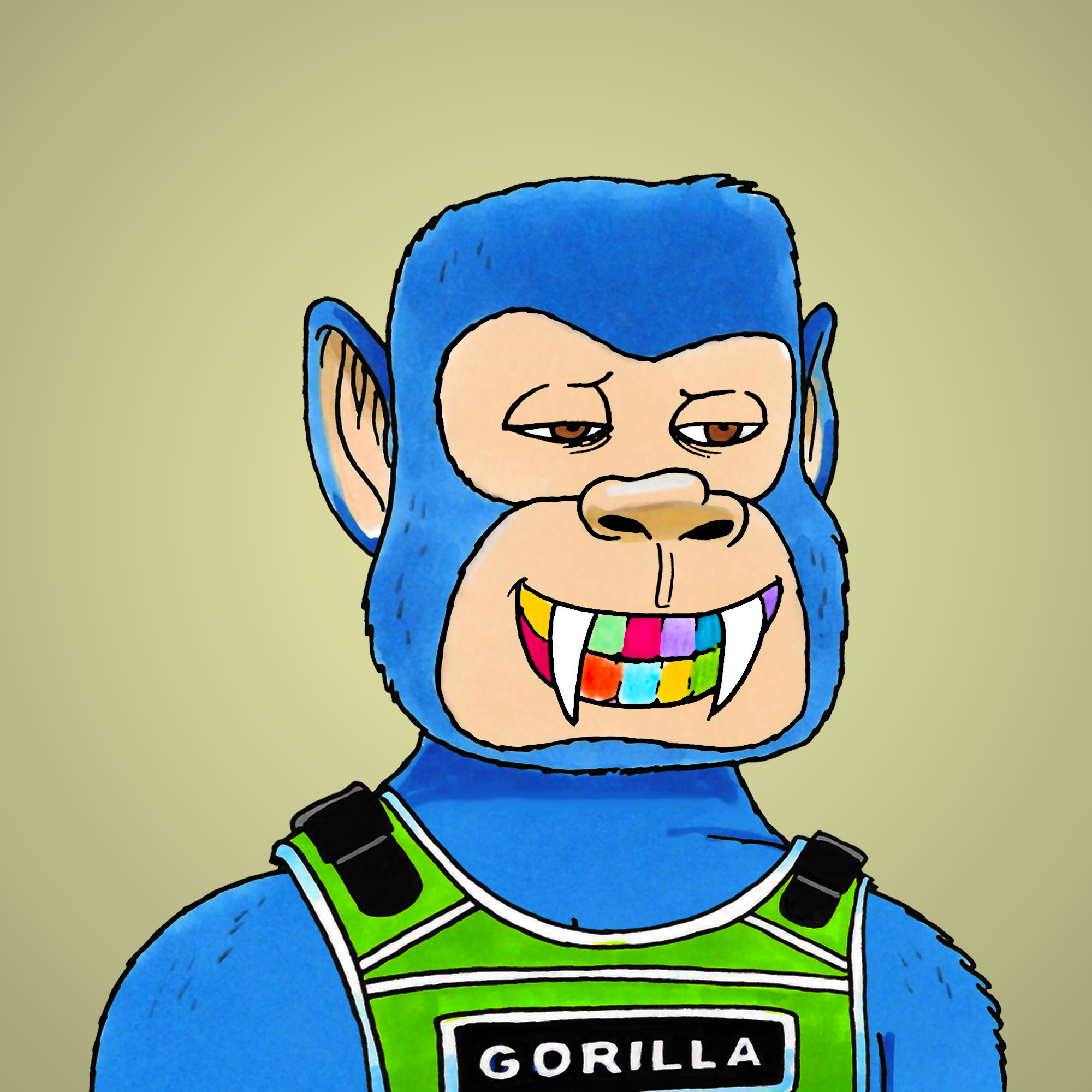 George Trosley - Jungle Freaks - Jungle Freak 9670 - NFT # 9670