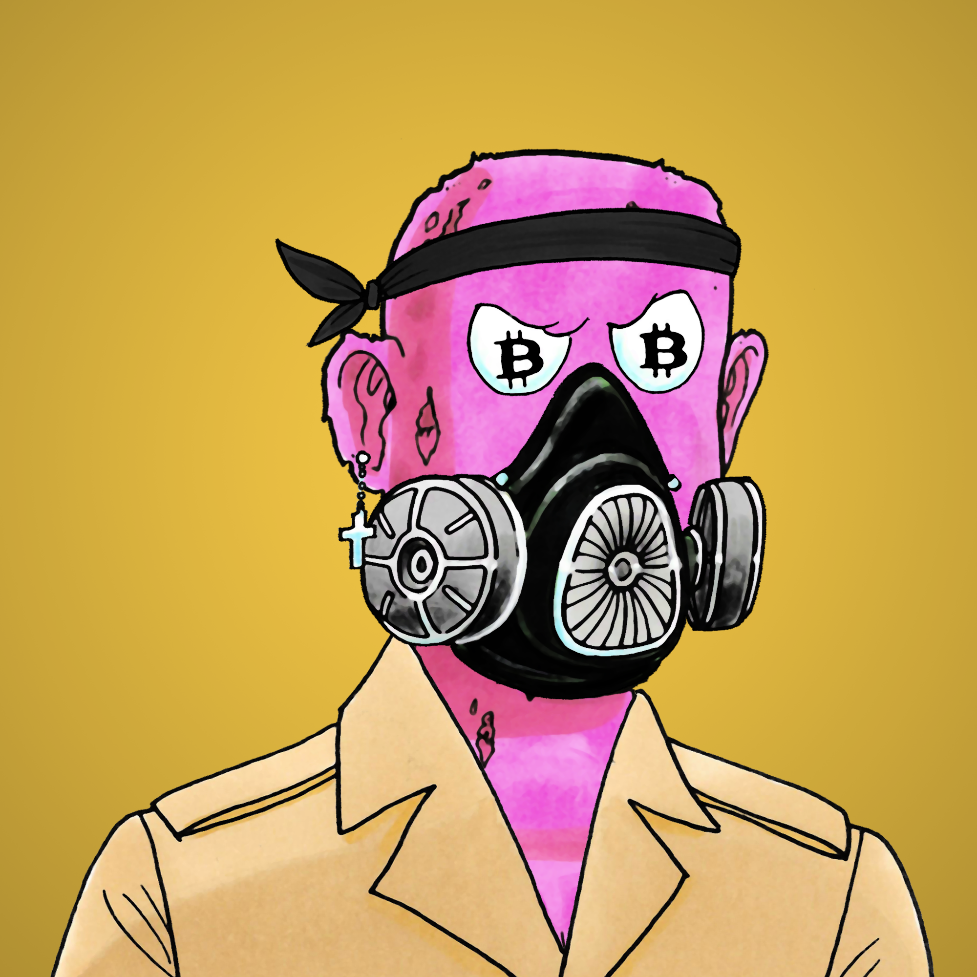 George Trosley - Jungle Freaks - Jungle Freak 9683 - NFT # 9683