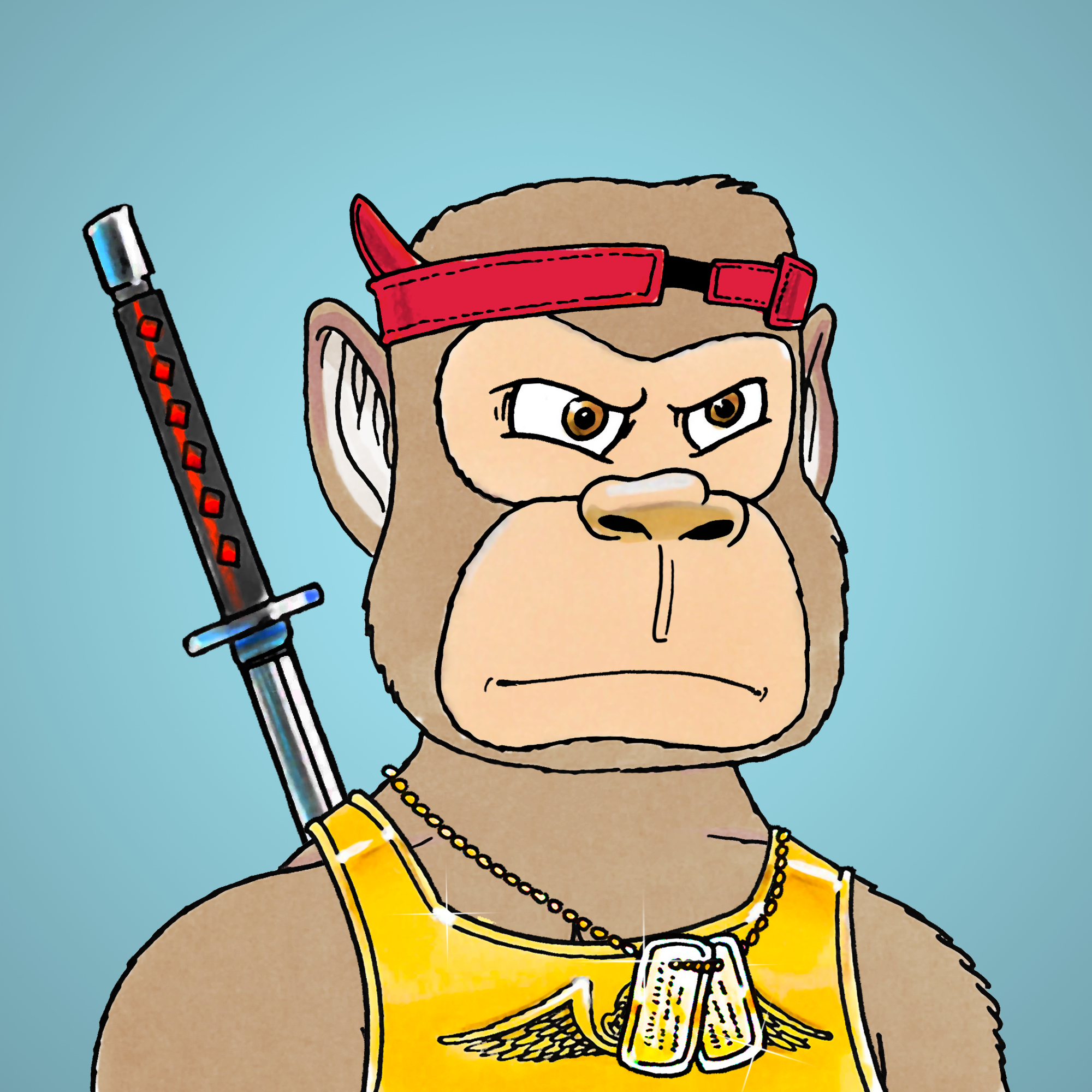 George Trosley - Jungle Freaks - Jungle Freak 9695 - NFT # 9695