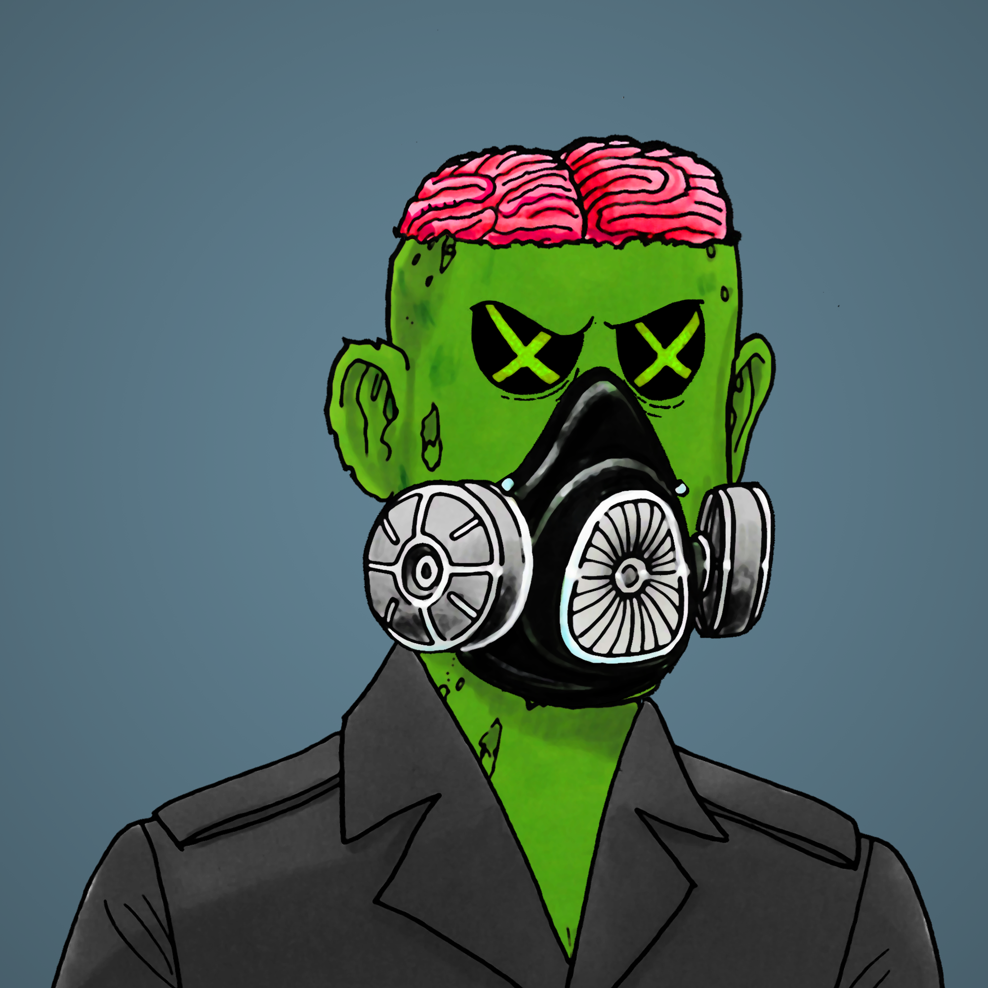 George Trosley - Jungle Freaks - Jungle Freak 9696 - NFT # 9696