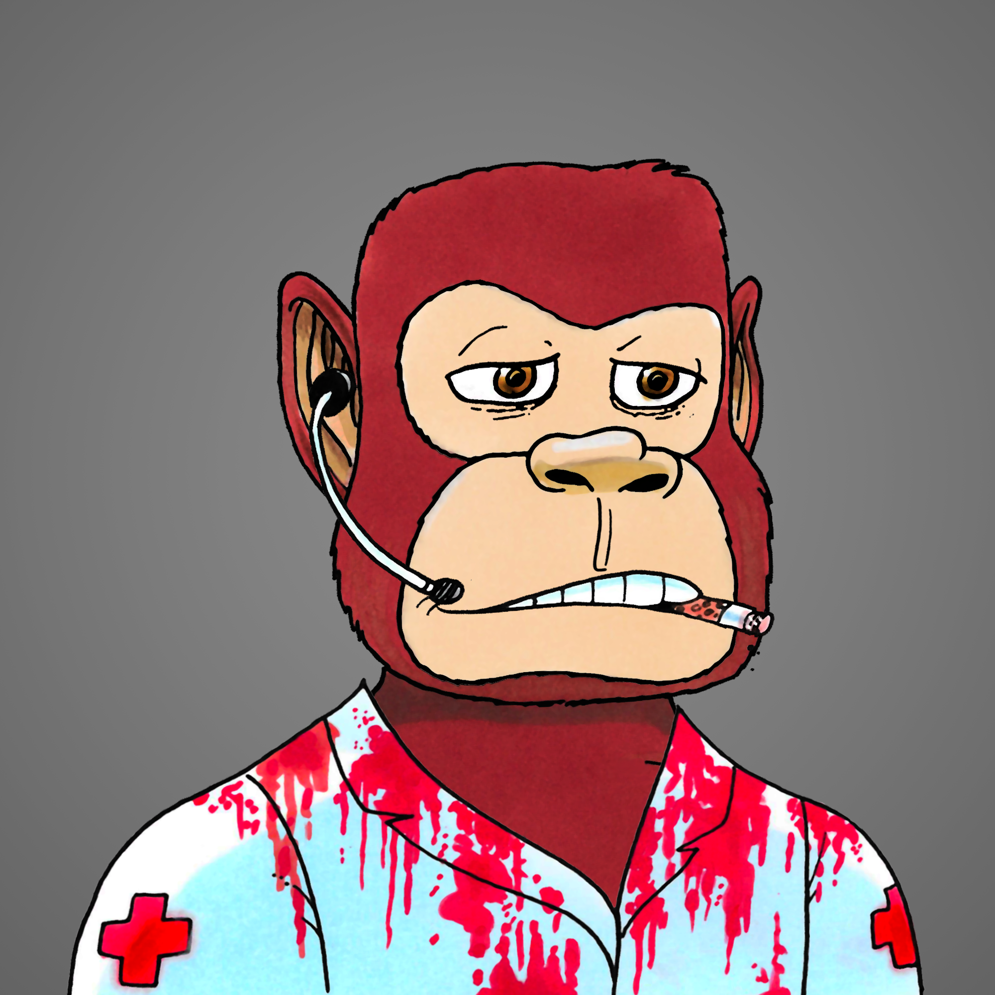 George Trosley - Jungle Freaks - Jungle Freak 9707 - NFT # 9707