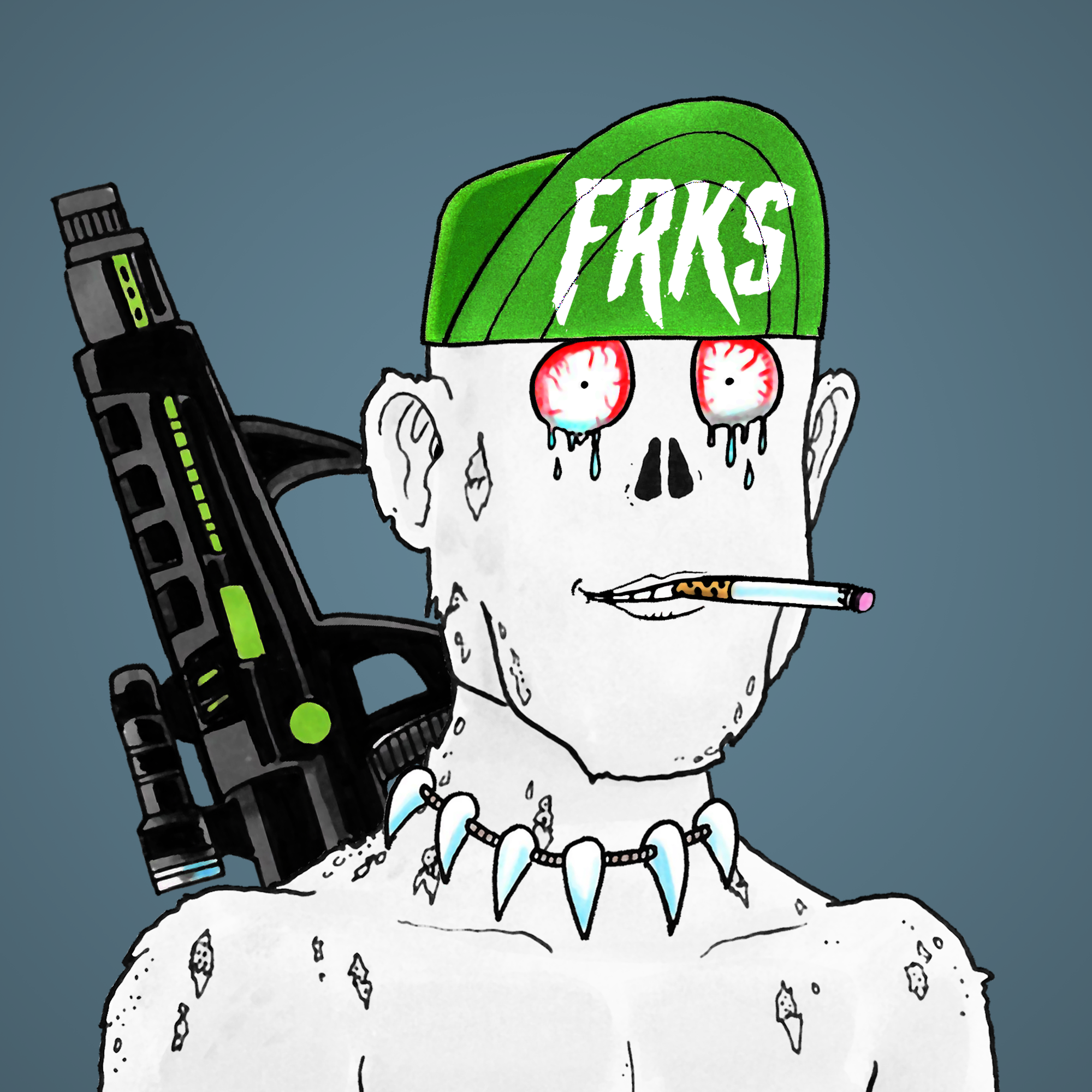 George Trosley - Jungle Freaks - Jungle Freak 9708 - NFT # 9708