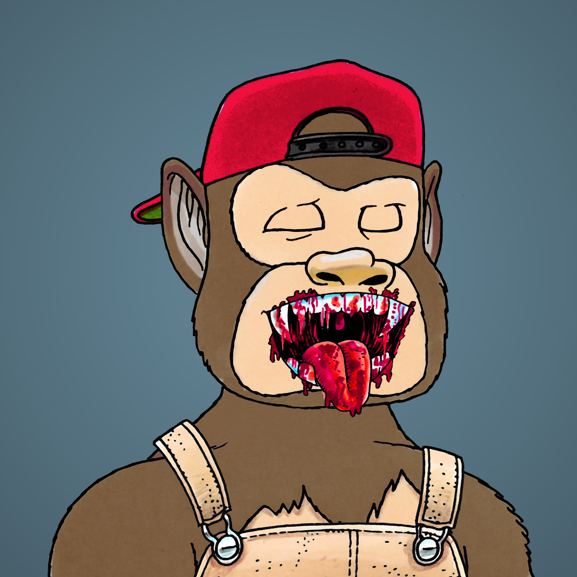 George Trosley - Jungle Freaks - Jungle Freak 9713 - NFT # 9713