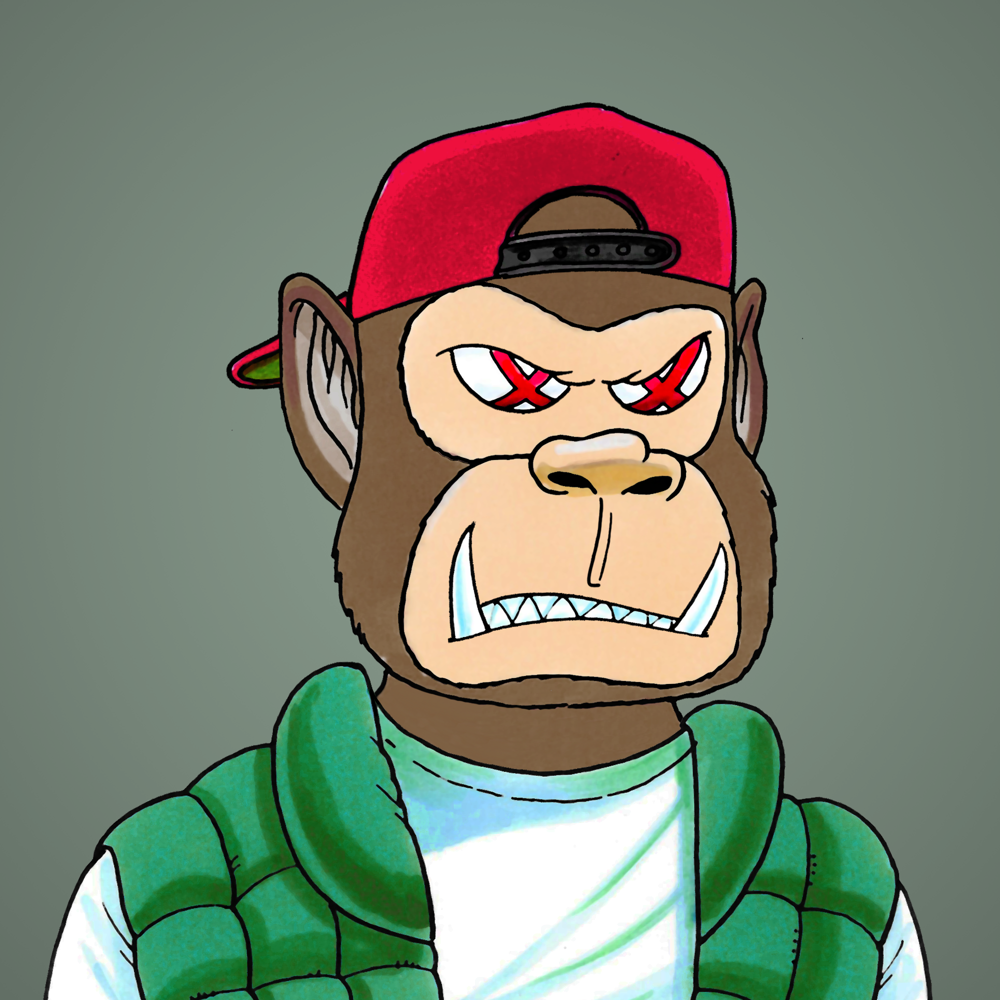 George Trosley - Jungle Freaks - Jungle Freak 9714 - NFT # 9714