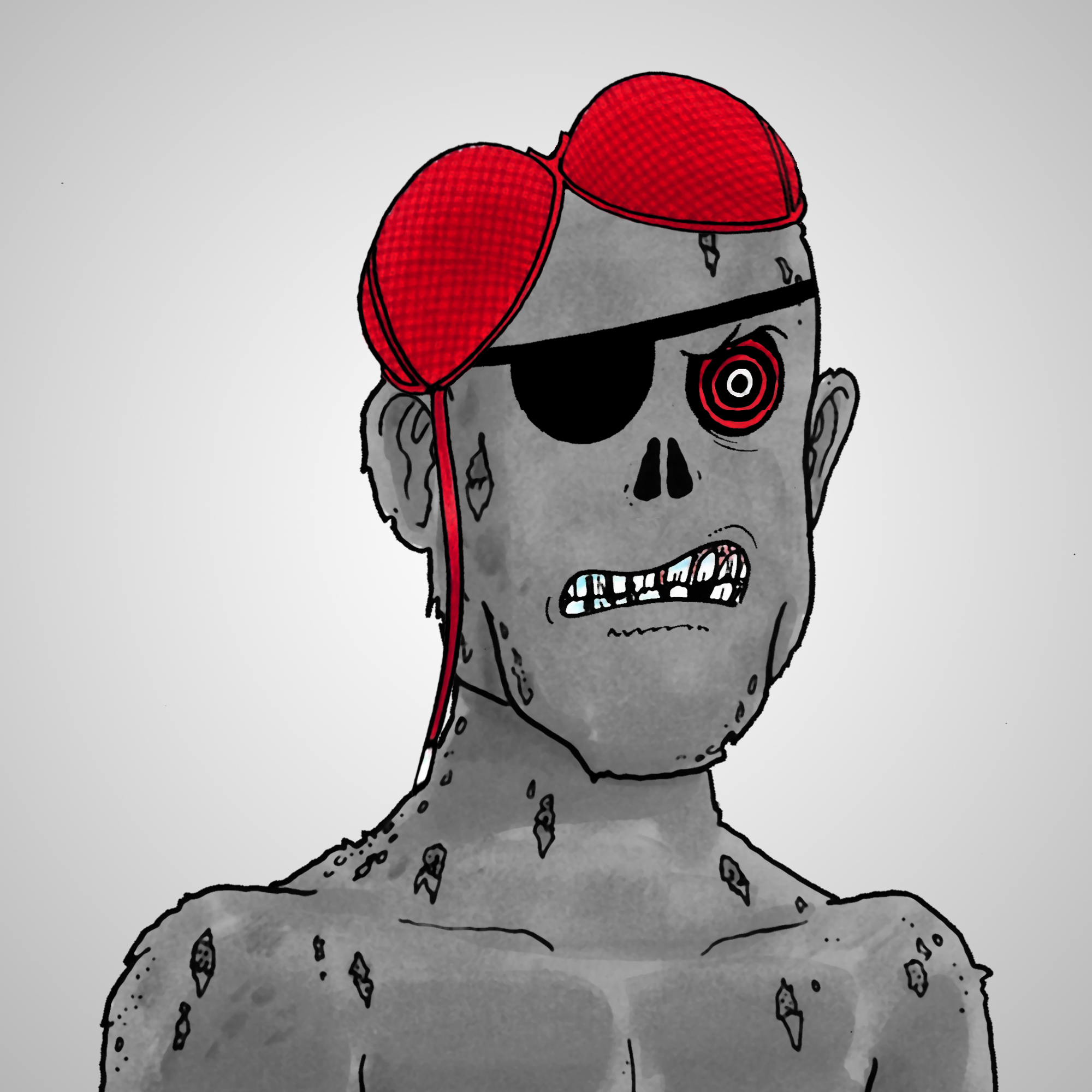 George Trosley - Jungle Freaks - Jungle Freak 9715 - NFT # 9715