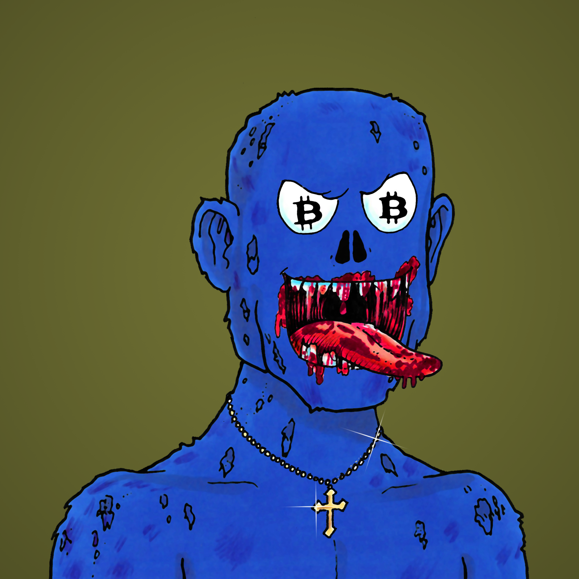 George Trosley - Jungle Freaks - Jungle Freak 9718 - NFT # 9718