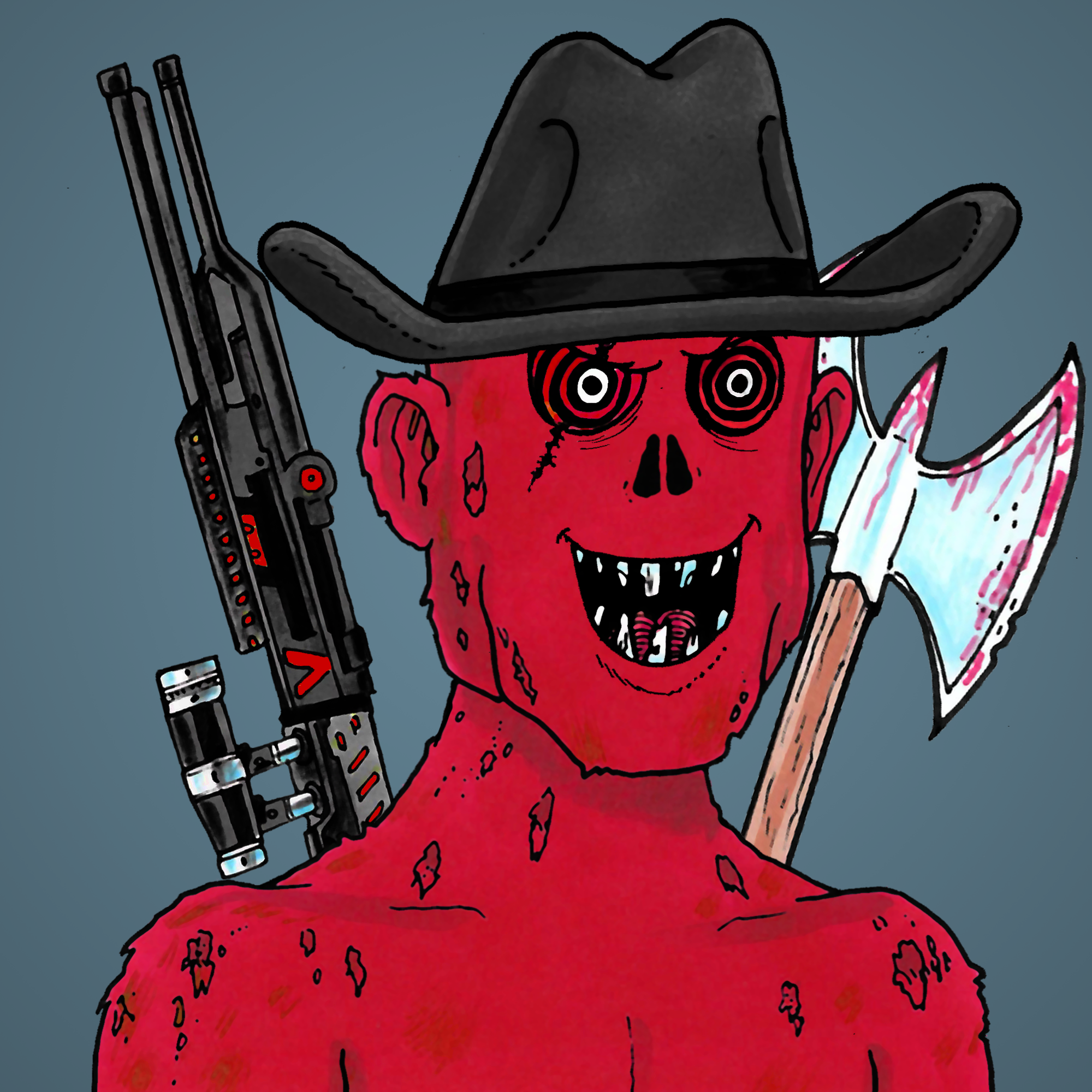 George Trosley - Jungle Freaks - Jungle Freak 9721 - NFT # 9721