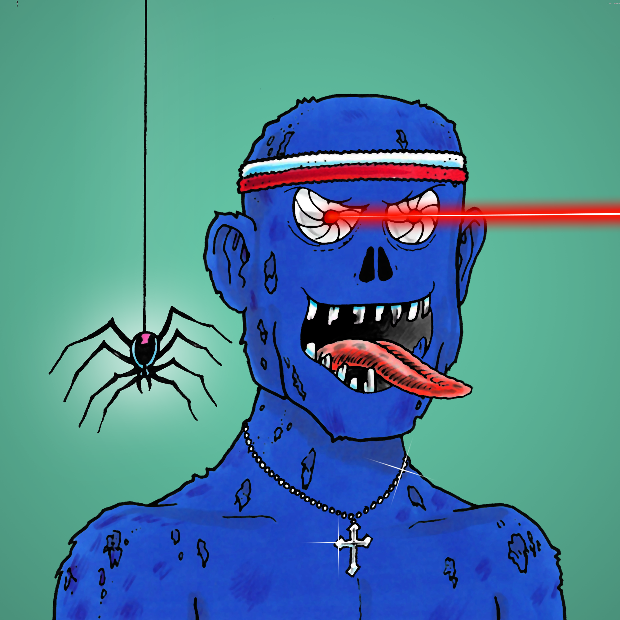 George Trosley - Jungle Freaks - Jungle Freak 974 - NFT # 974