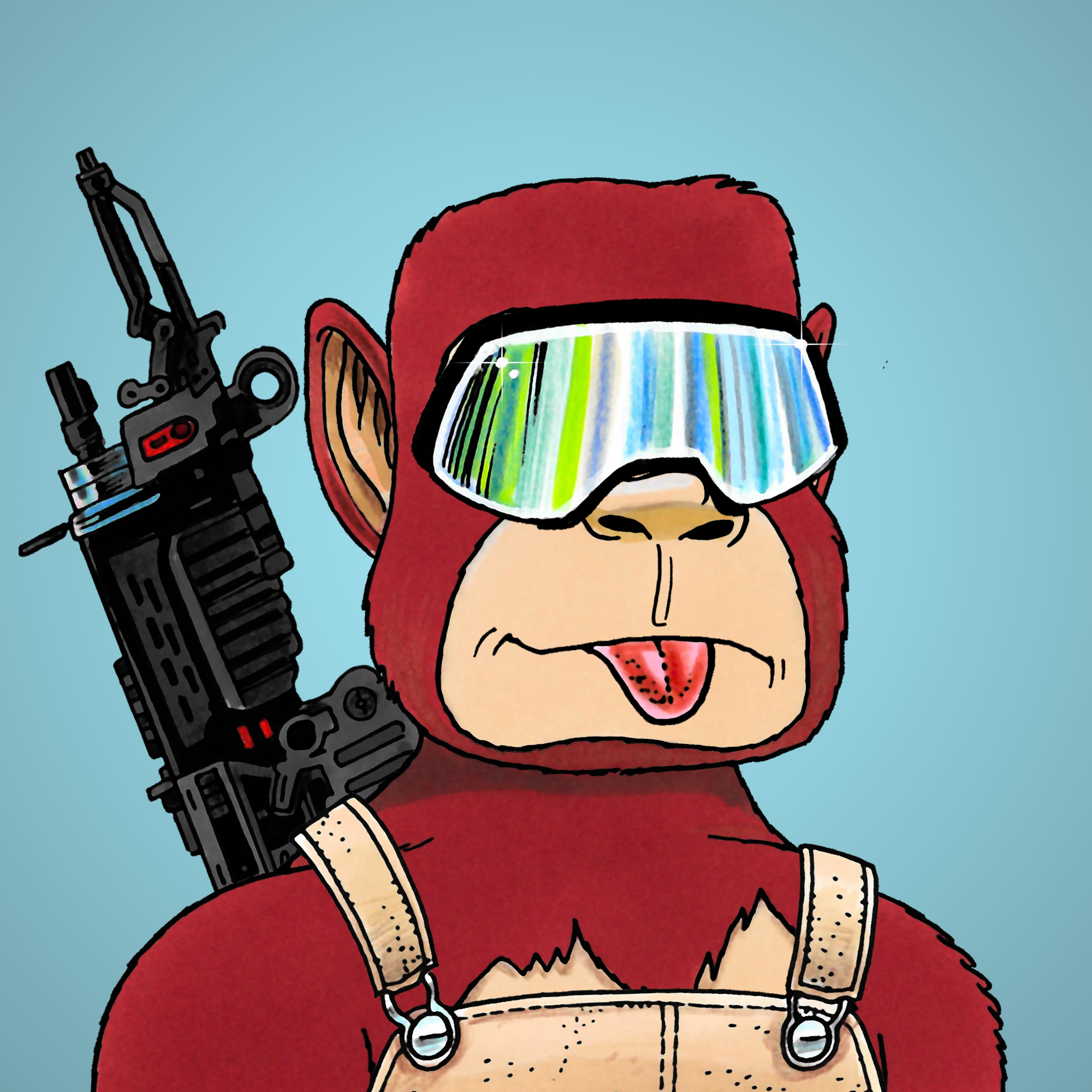 George Trosley - Jungle Freaks - Jungle Freak 9747 - NFT # 9747