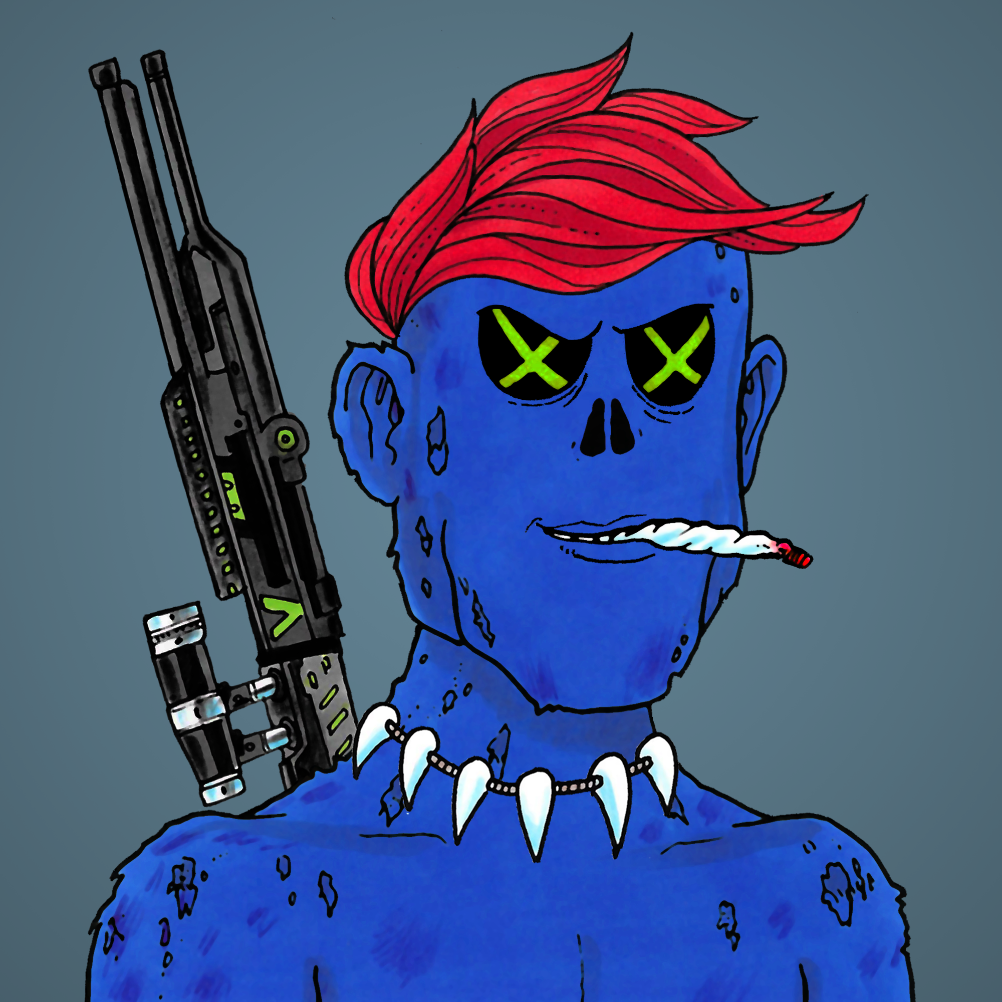 George Trosley - Jungle Freaks - Jungle Freak 975 - NFT # 975