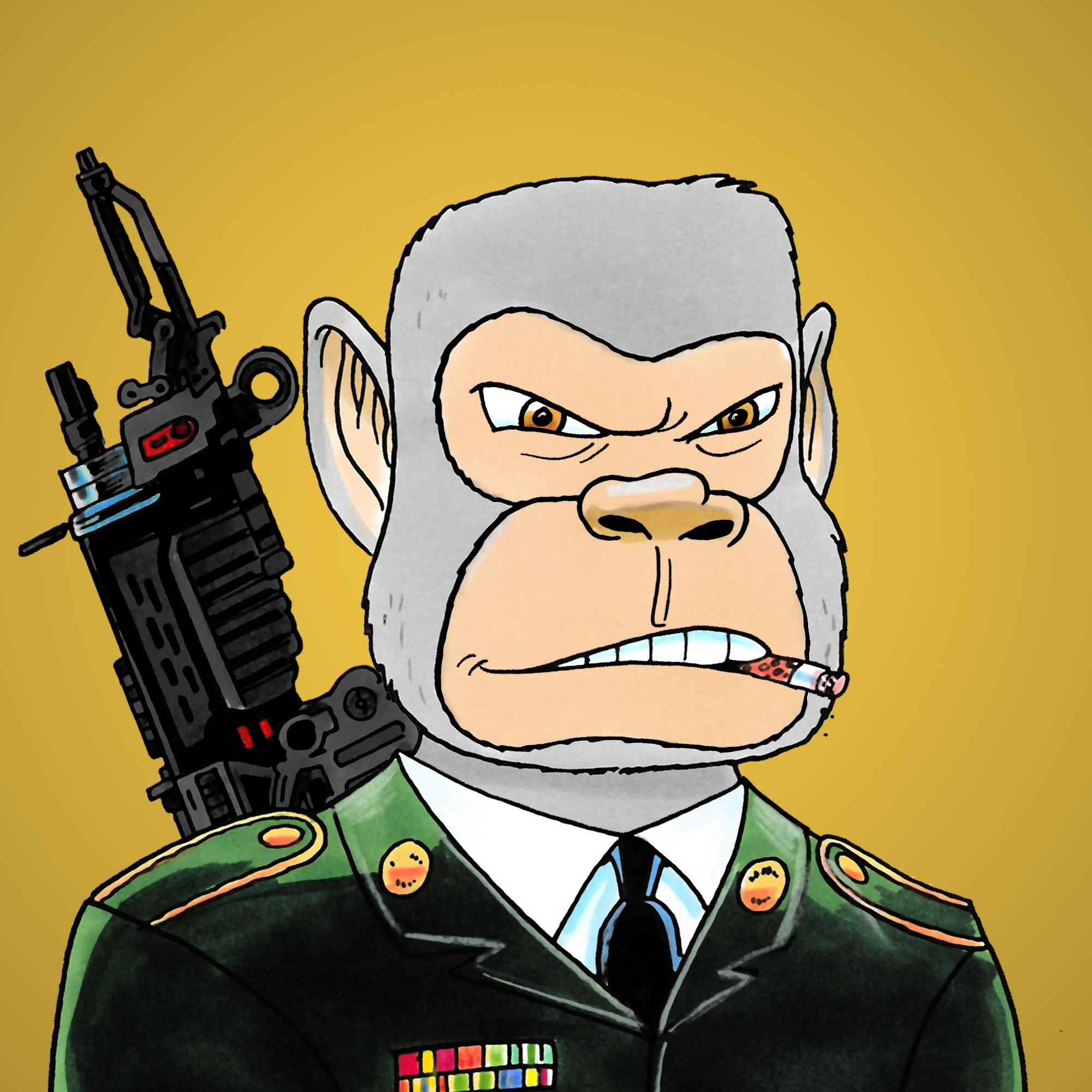 George Trosley - Jungle Freaks - Jungle Freak 9752 - NFT # 9752