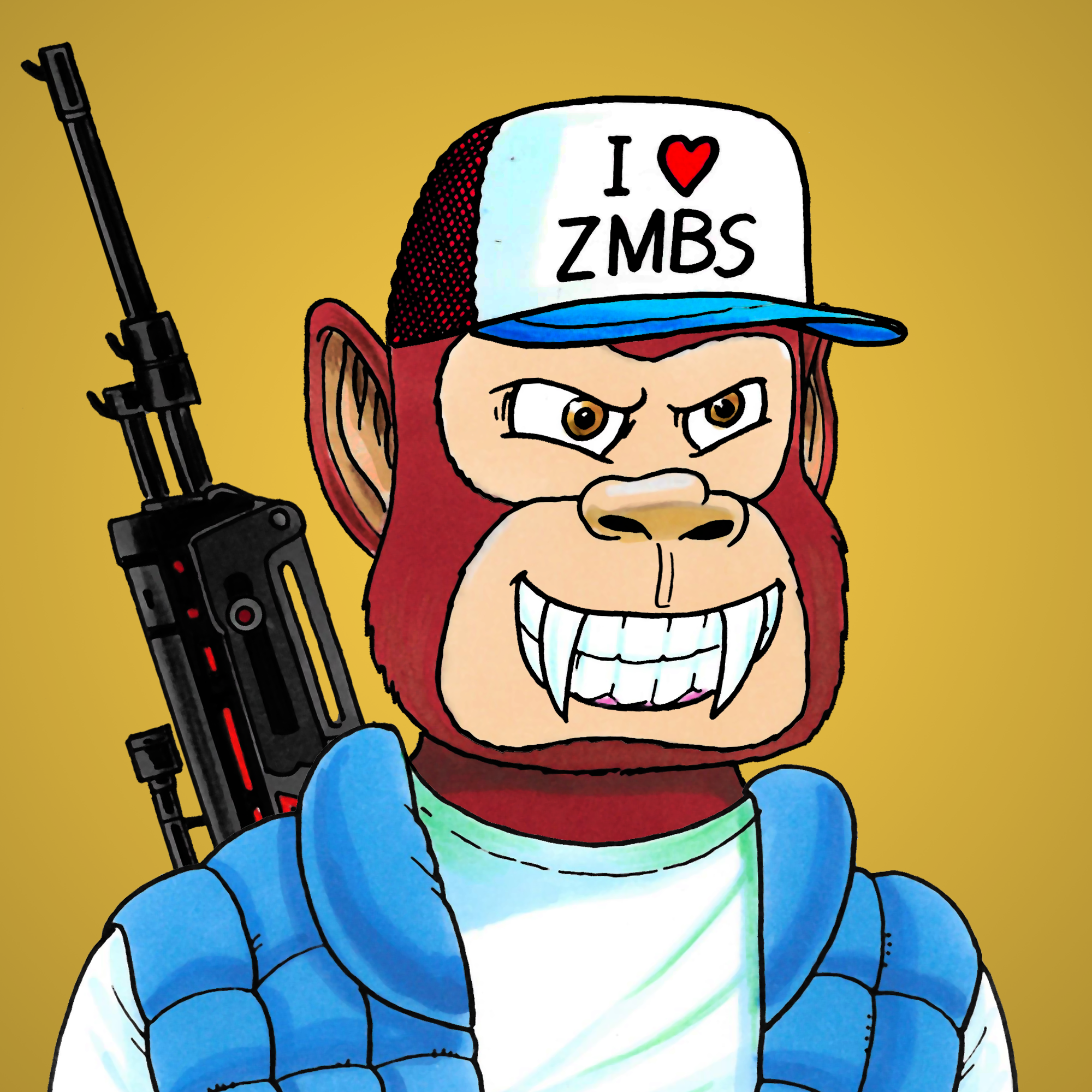 George Trosley - Jungle Freaks - Jungle Freak 9755 - NFT # 9755