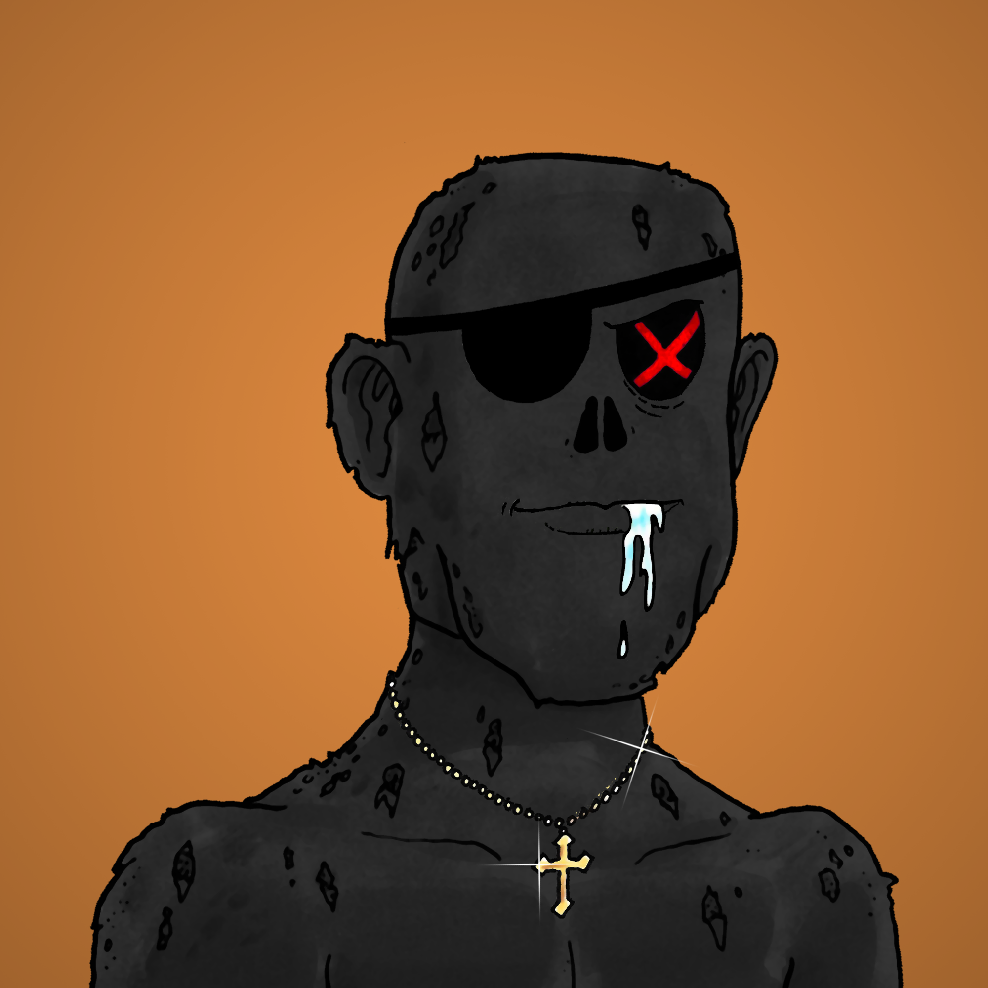 George Trosley - Jungle Freaks - Jungle Freak 9764 - NFT # 9764