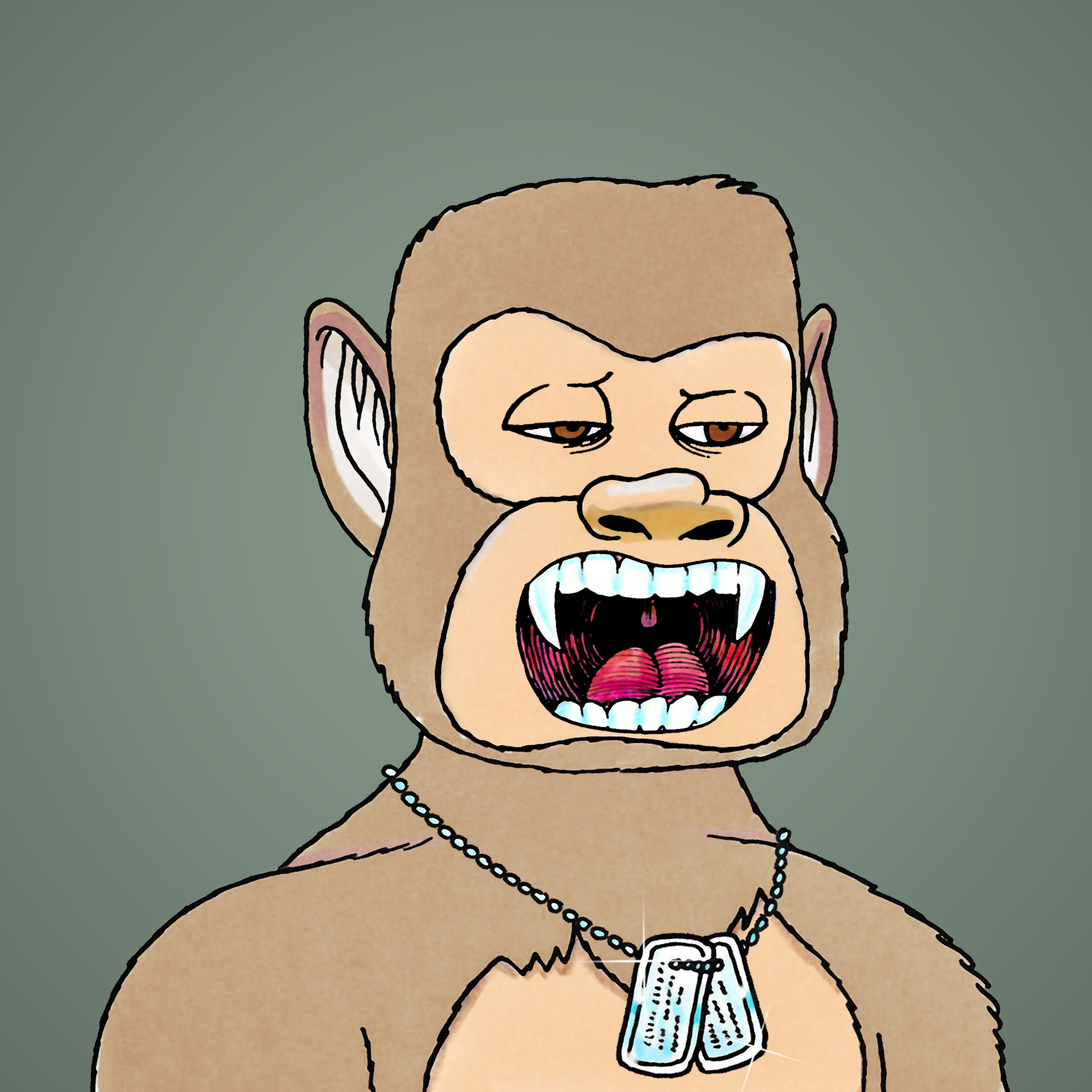 George Trosley - Jungle Freaks - Jungle Freak 9765 - NFT # 9765