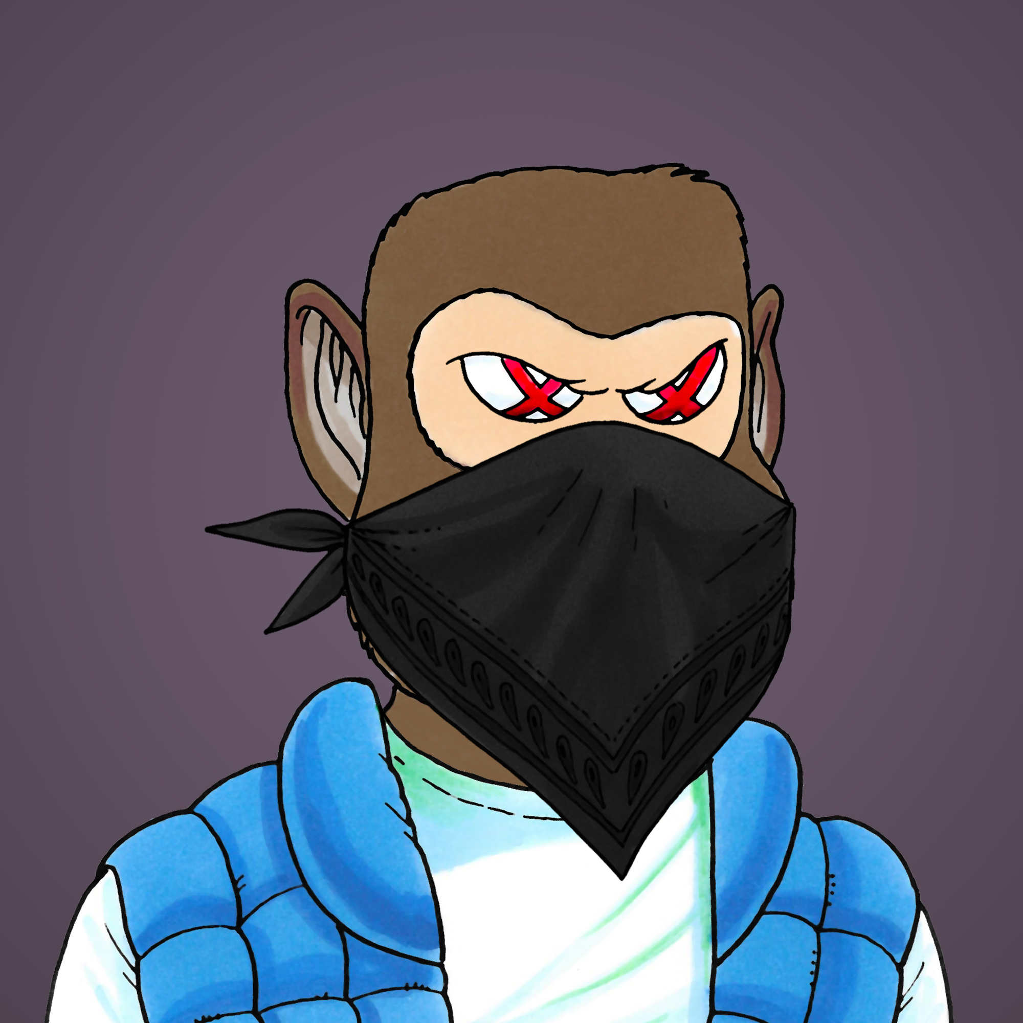 George Trosley - Jungle Freaks - Jungle Freak 9766 - NFT # 9766