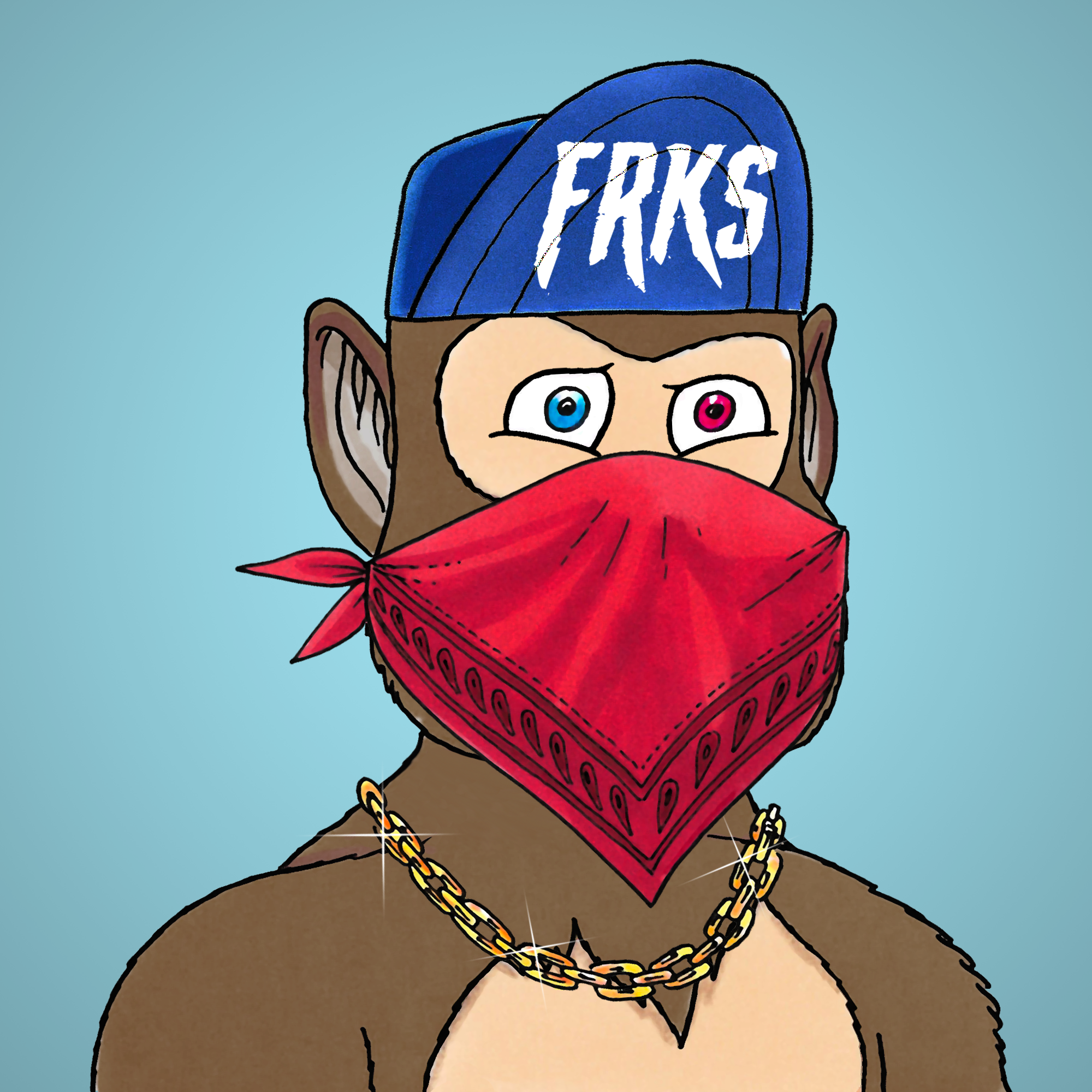 George Trosley - Jungle Freaks - Jungle Freak 9768 - NFT # 9768