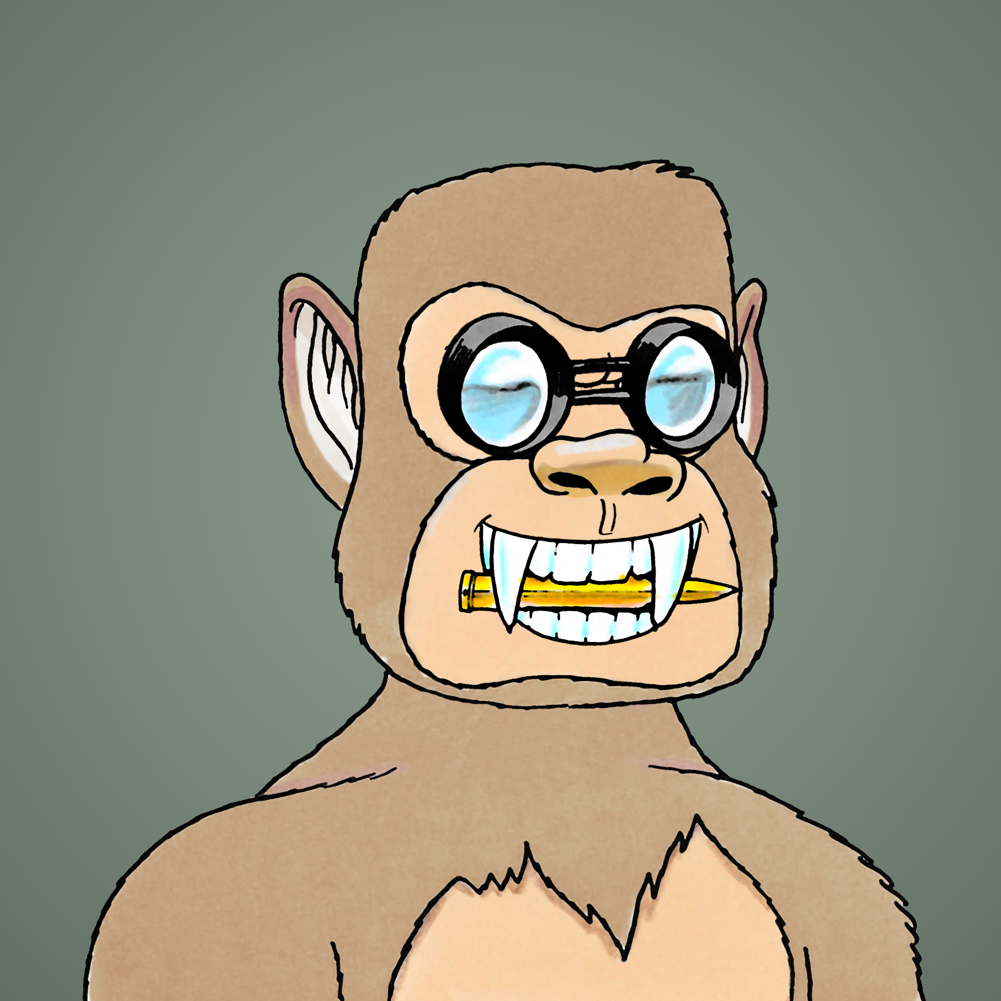 George Trosley - Jungle Freaks - Jungle Freak 9771 - NFT # 9771