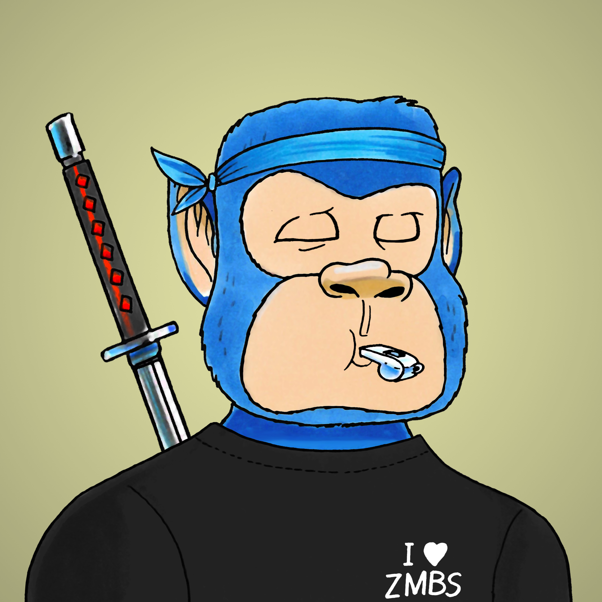 George Trosley - Jungle Freaks - Jungle Freak 9773 - NFT # 9773